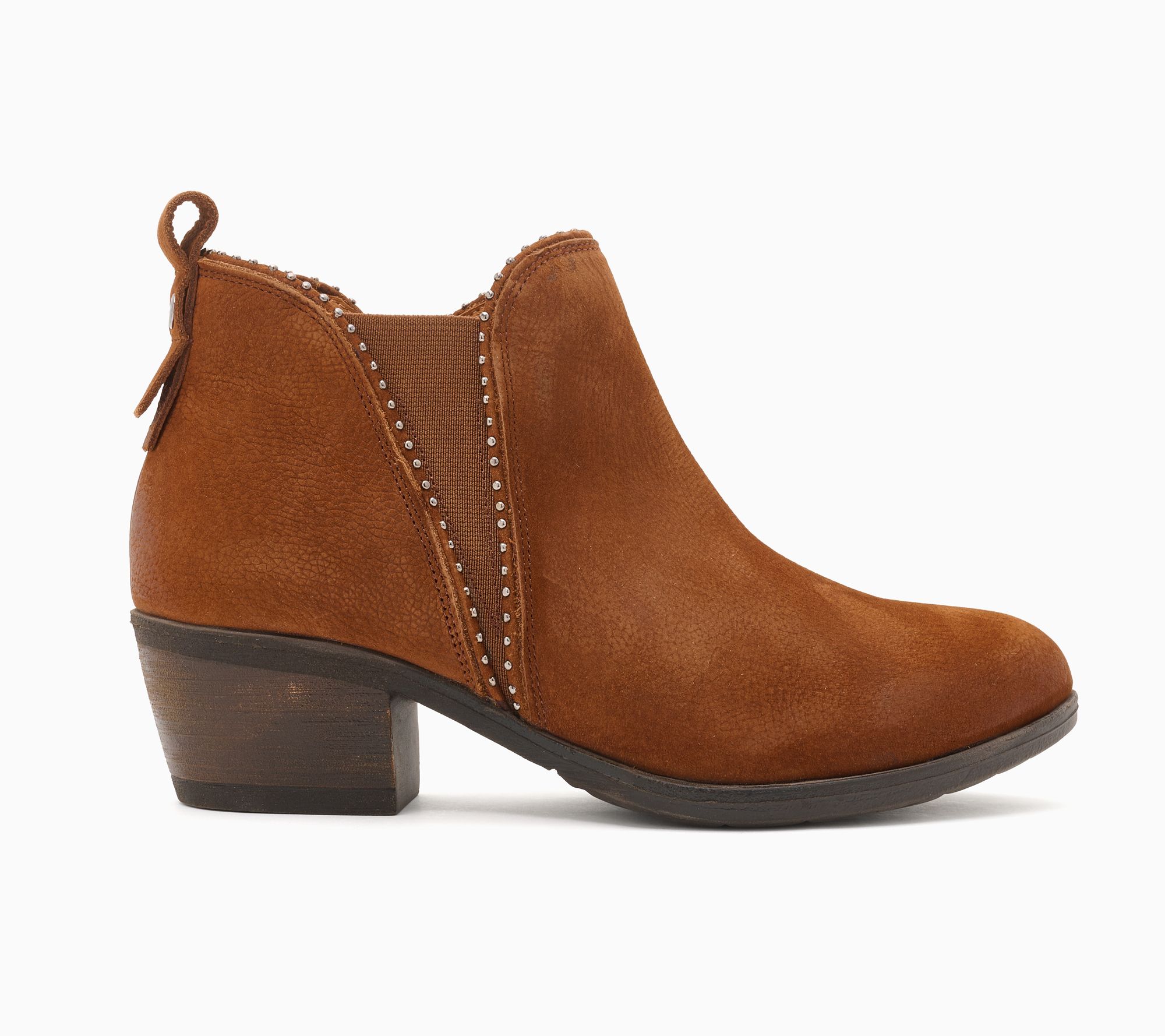 Miz Mooz Nubuck Studded Ankle Boots - Romeo | QVC