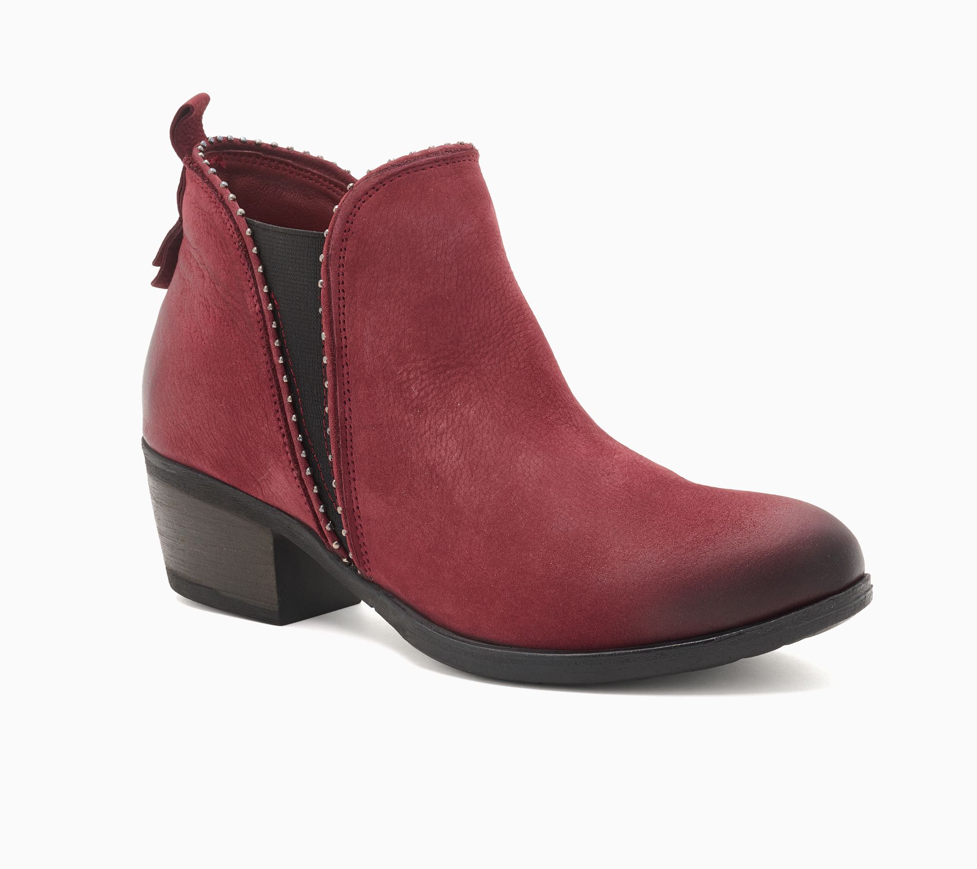 Miz Mooz Nubuck Studded Ankle Boots - Romeo