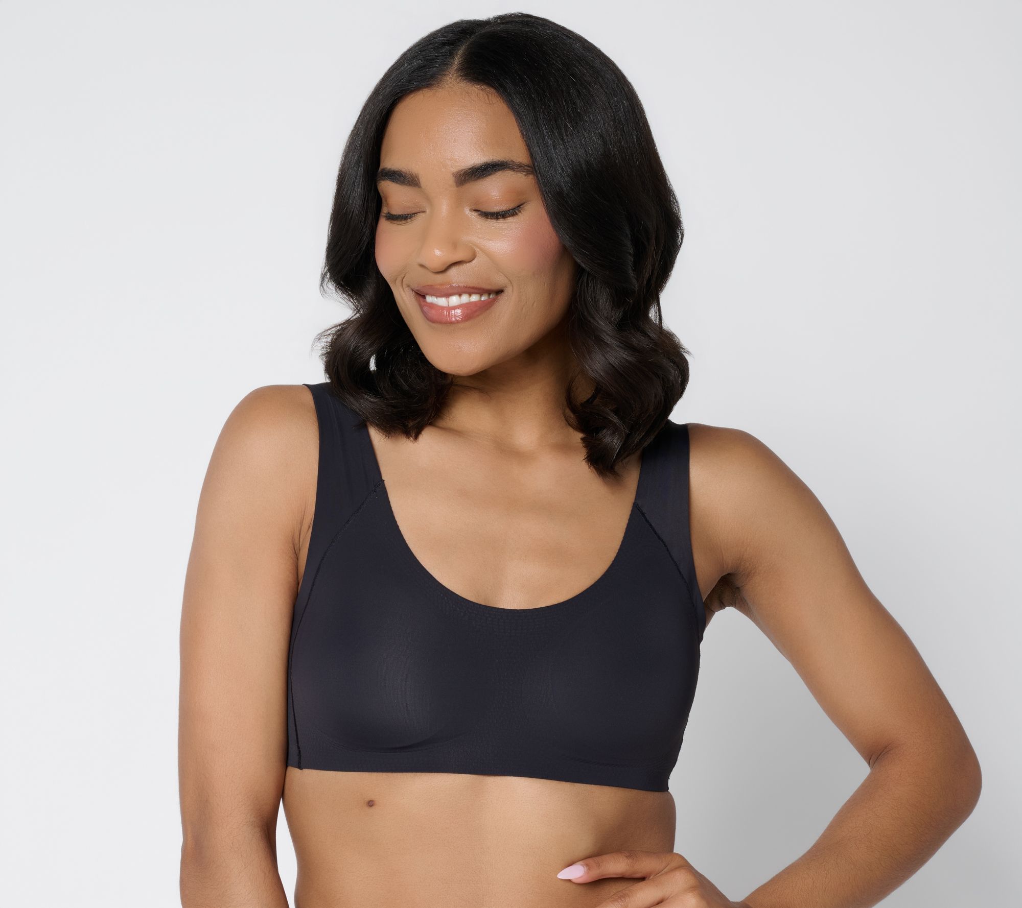 "As Is" AnyBody Intimates Wirefree Gel Support Pull-On Bra