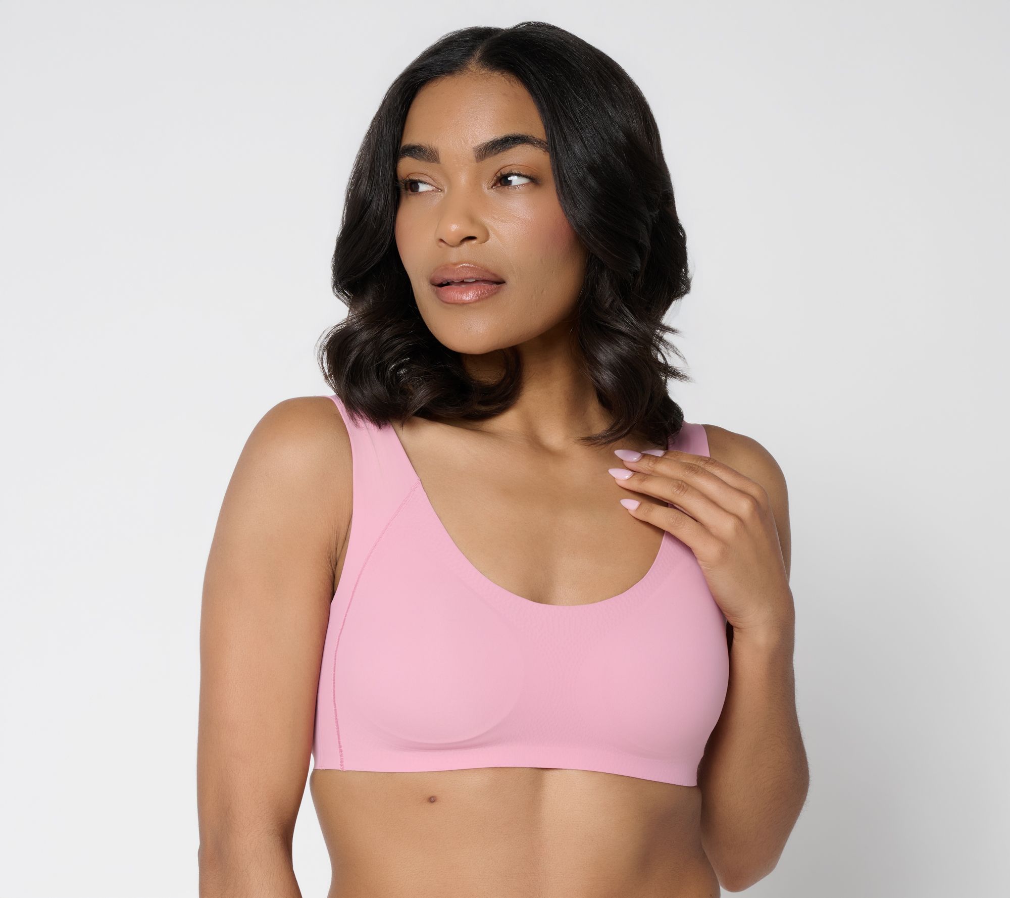 "As Is" AnyBody Intimates Wirefree Gel Support Pull-On Bra
