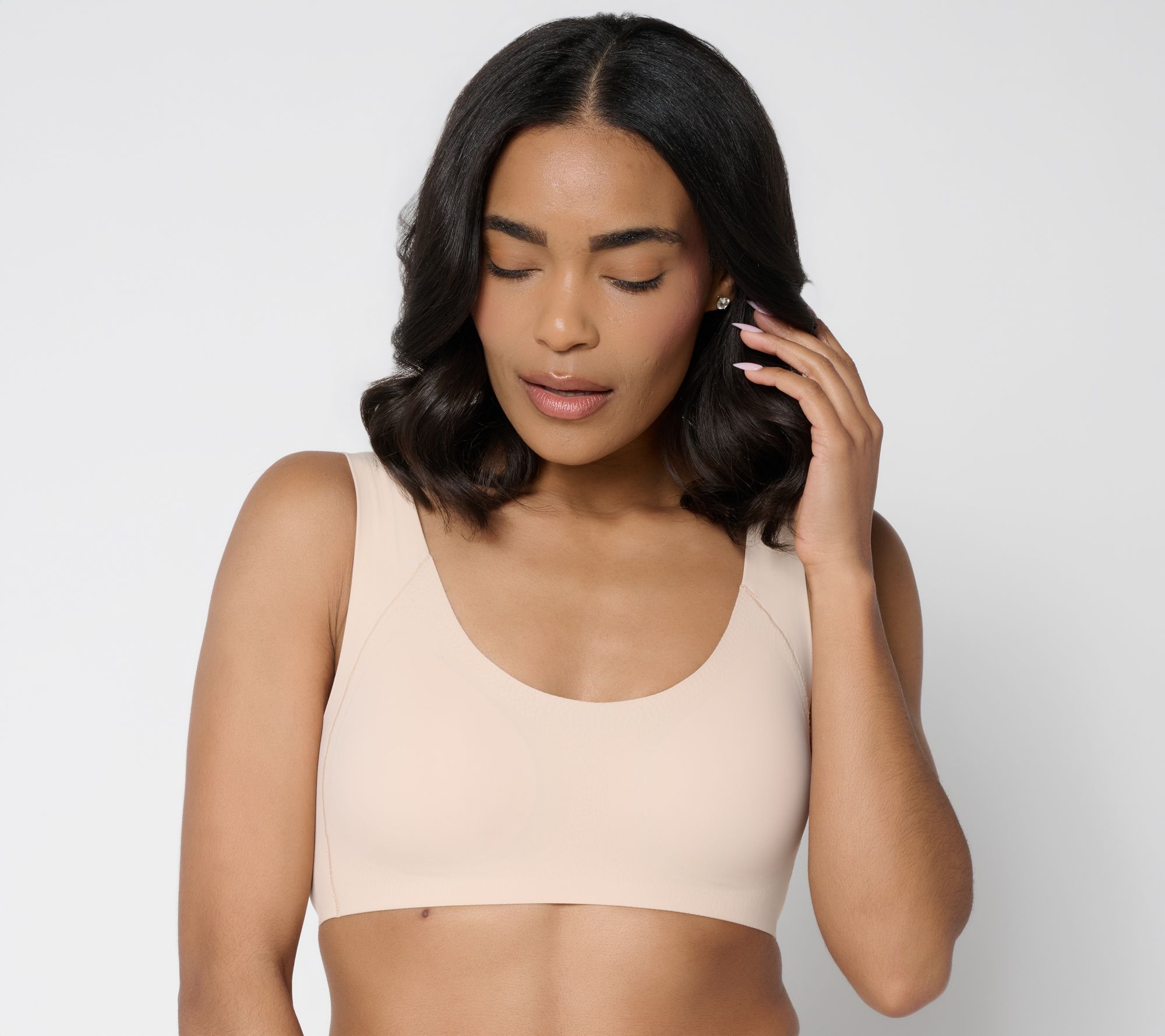 "As Is" AnyBody Intimates Wirefree Gel Support Pull-On Bra