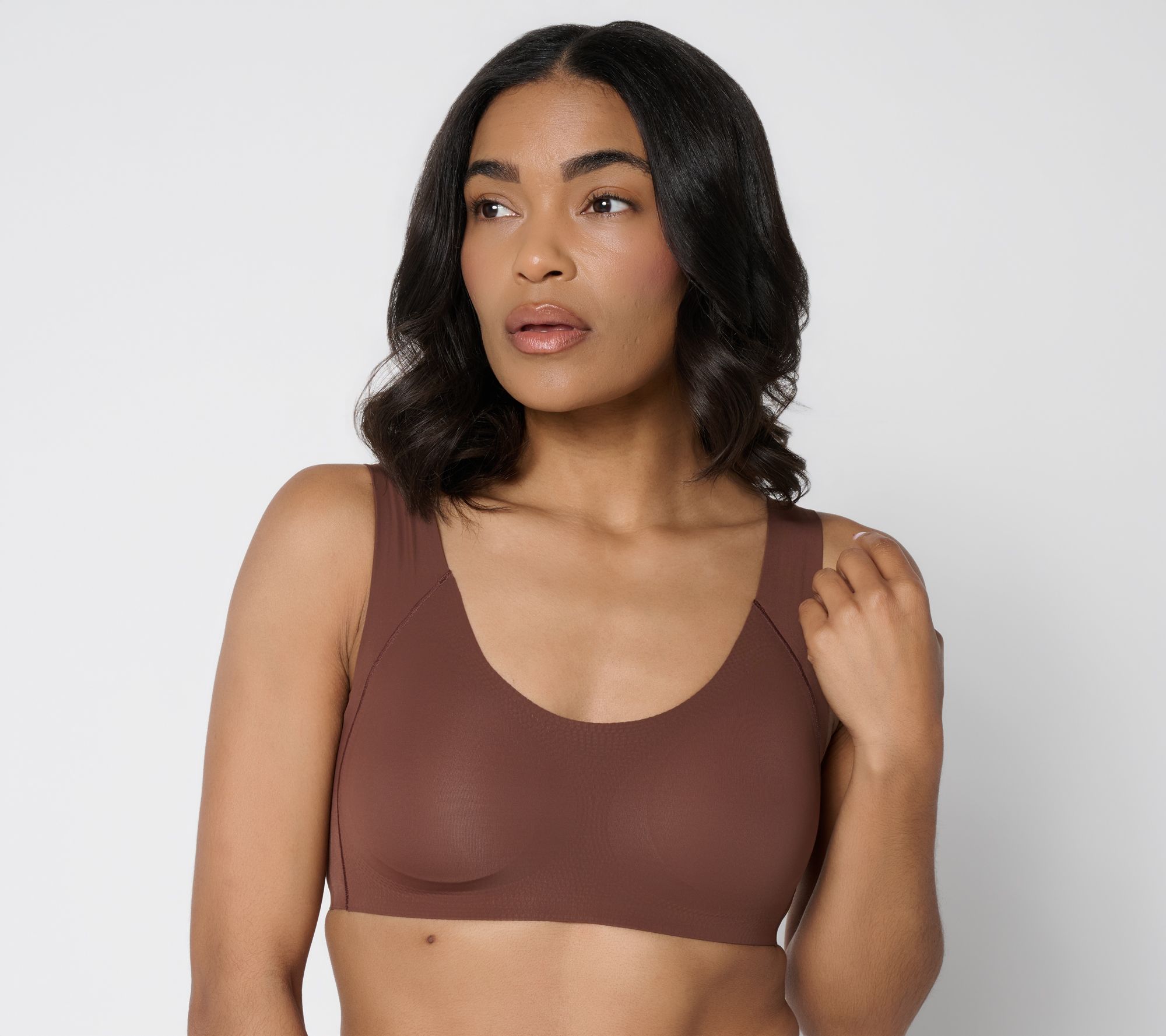 "As Is" AnyBody Intimates Wirefree Gel Support Pull-On Bra
