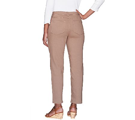 Liz Claiborne New York Jackie Ankle Length Jeans - QVC.com