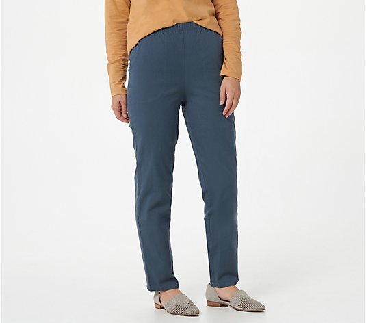 Denim & Co. Original Waist Stretch Tall Pants with Side Pockets