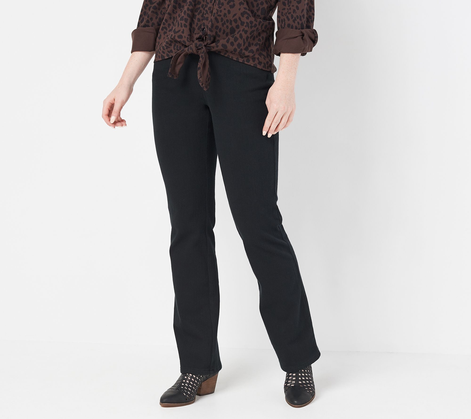 "As Is" Belle by Kim Gravel Tall Flexibelle Boot-Cut Jeans