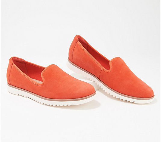 Clarks Collection Suede Loafers - Serena Brynn