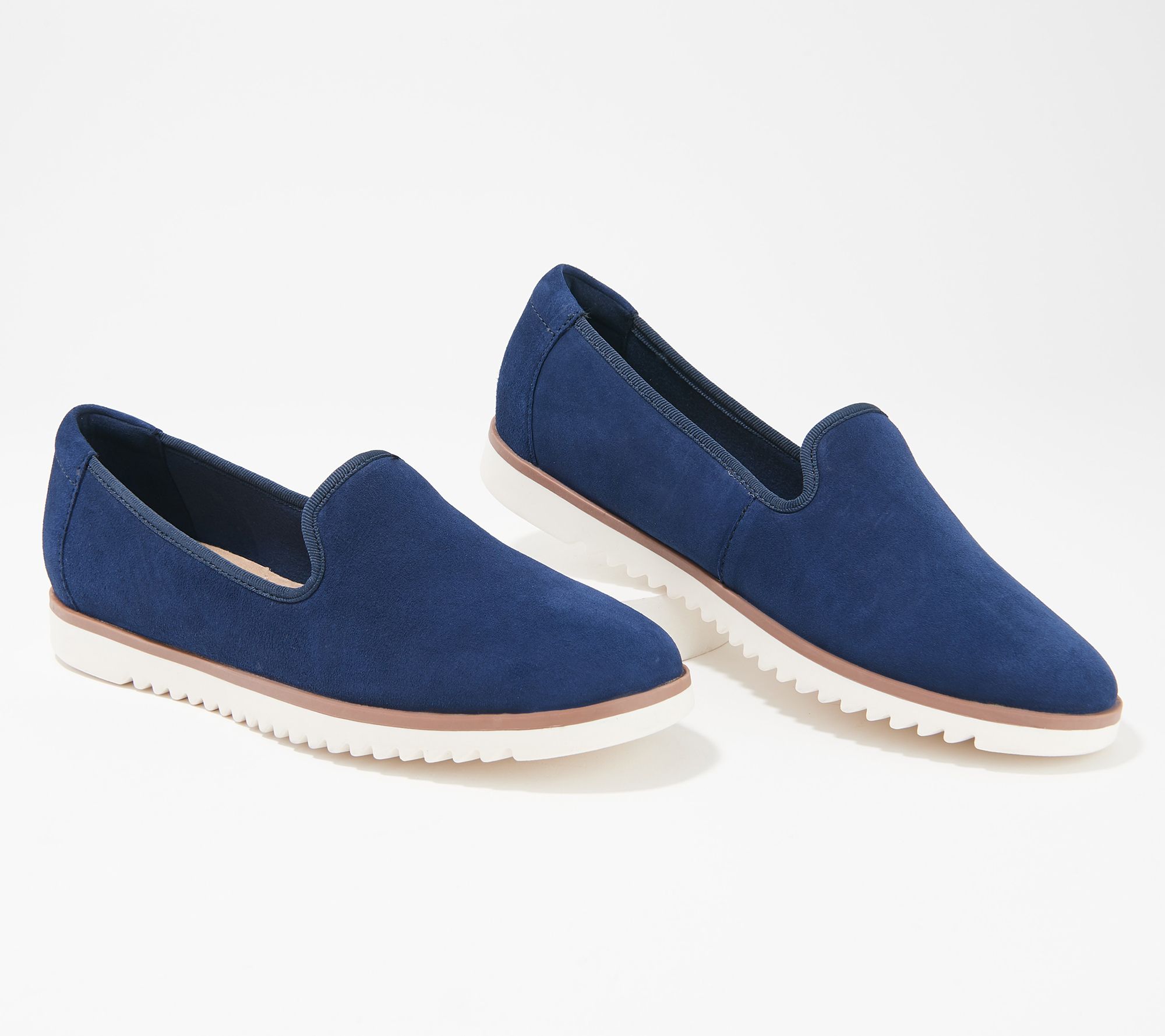 "As Is" Clarks Collection Suede Loafers - Serena Brynn