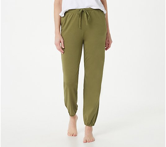 AnyBody Tall Cozy Knit Luxe Pant with Drawstring Waist