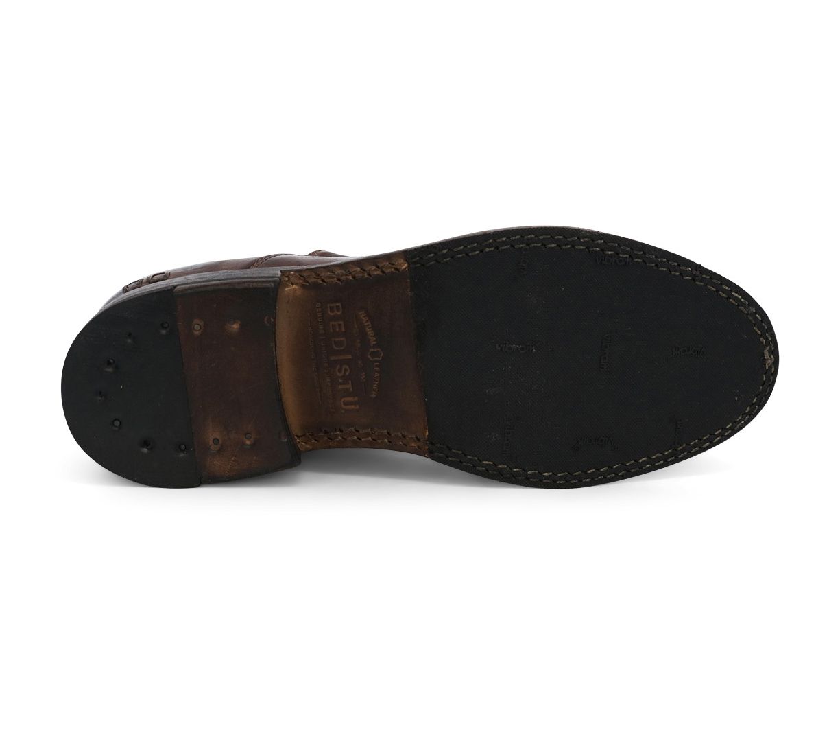 BED STU Men's Slip-On Leather Oxfords - Thorn - QVC.com