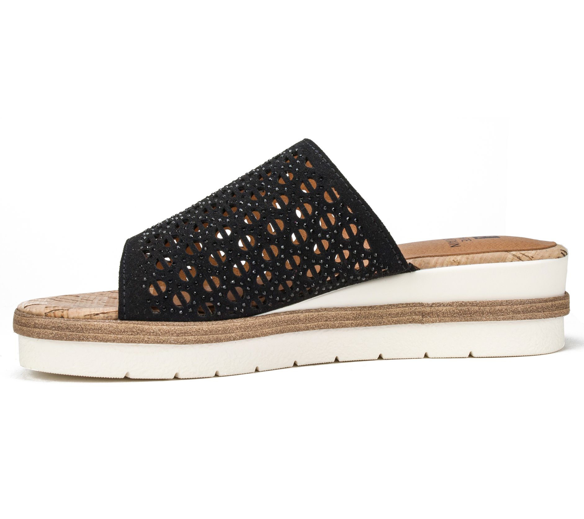 white mountain slide sandals