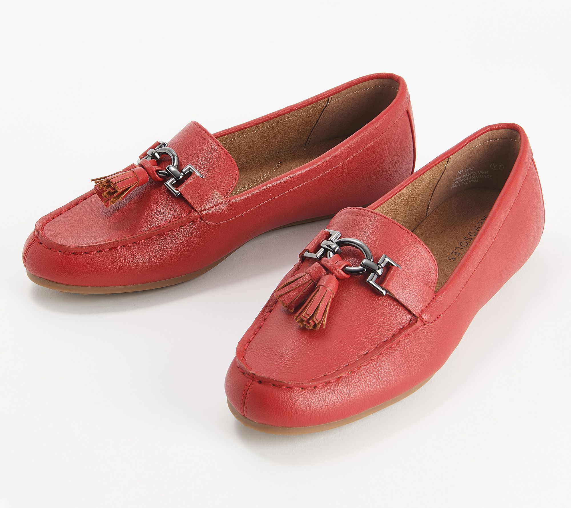 Louise Louise Women's Loafers - Red - US 7.5