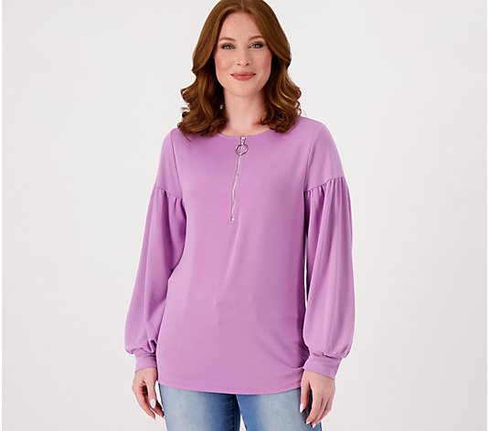 Belle by Kim Gravel Luxe French Terry Change of Seasons Top