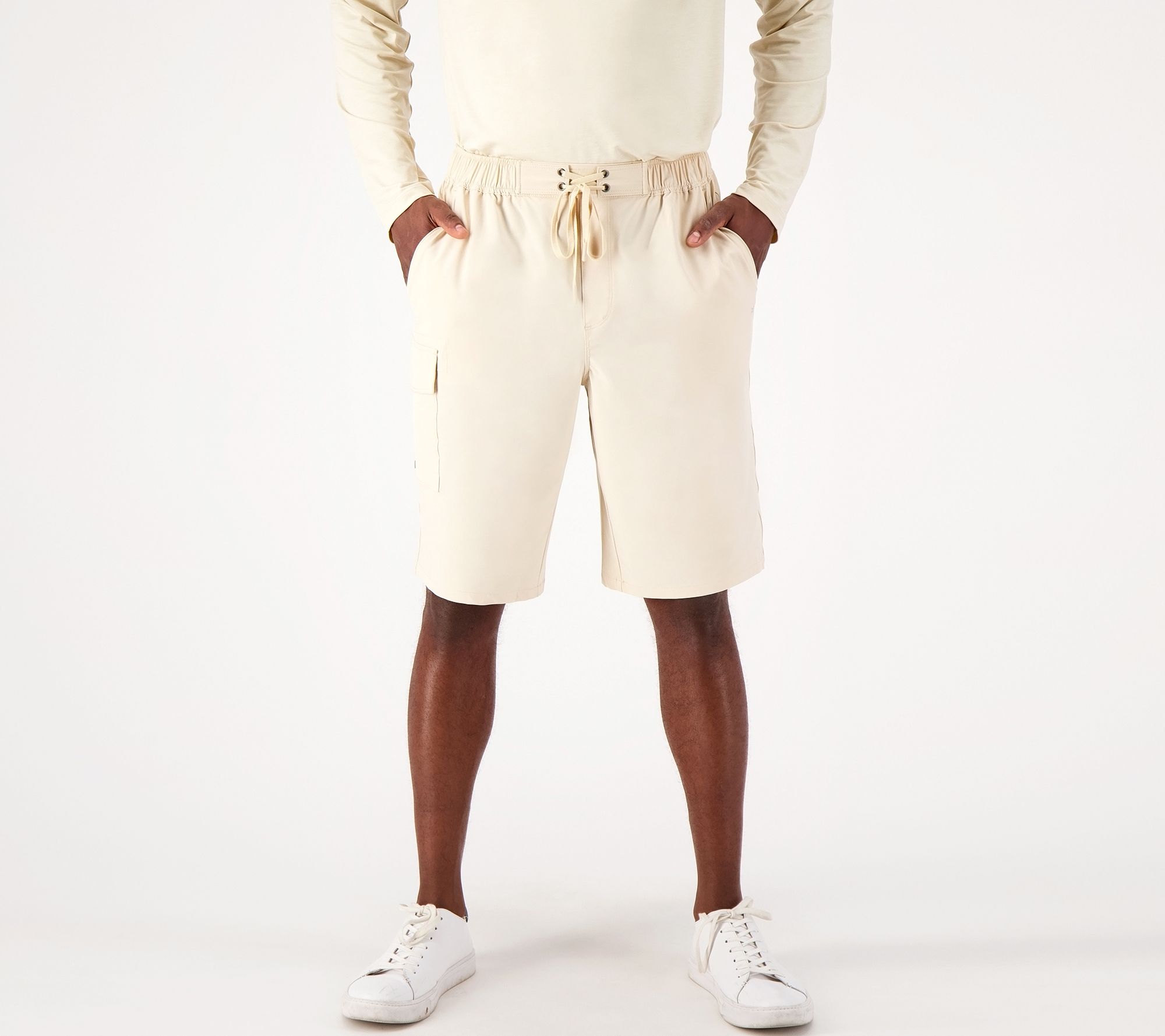 zuda Mens Swim Utility Short with Cargo Pocket