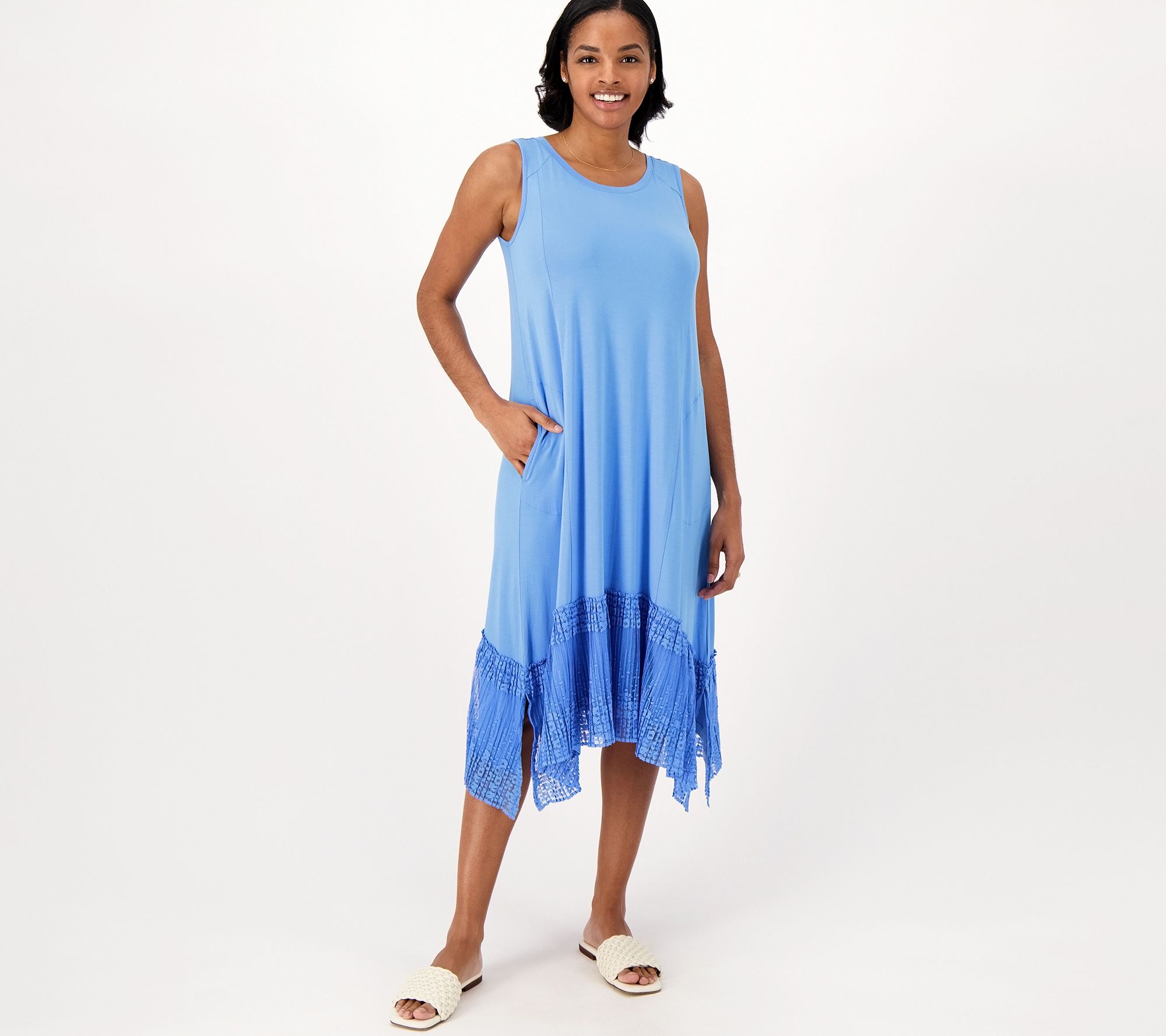 Blue - Midi - Dresses 