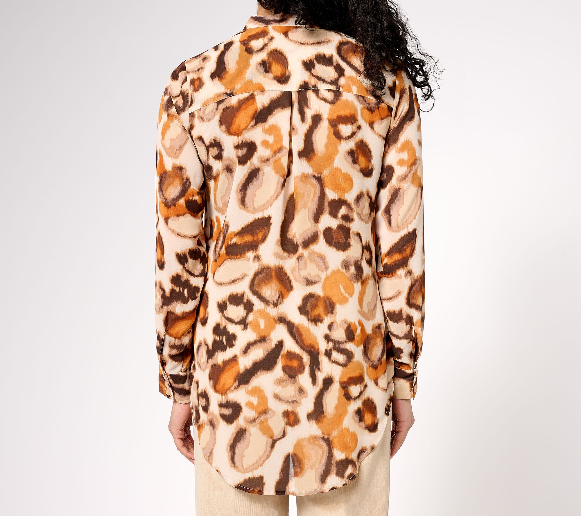 Louis Vuitton Brown Leopard Printed Fabric Bow Detail Smoking