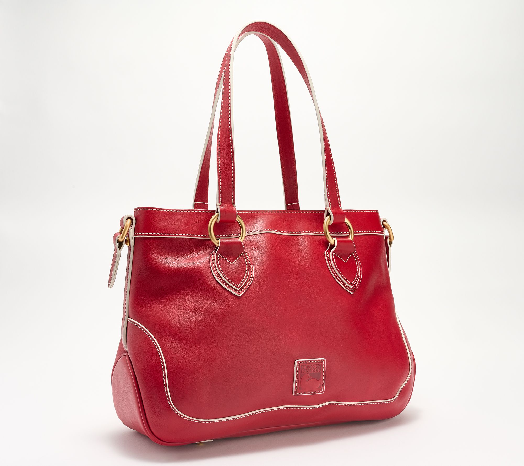Dooney & Bourke Florentine Leather Shopper Bag ,Red