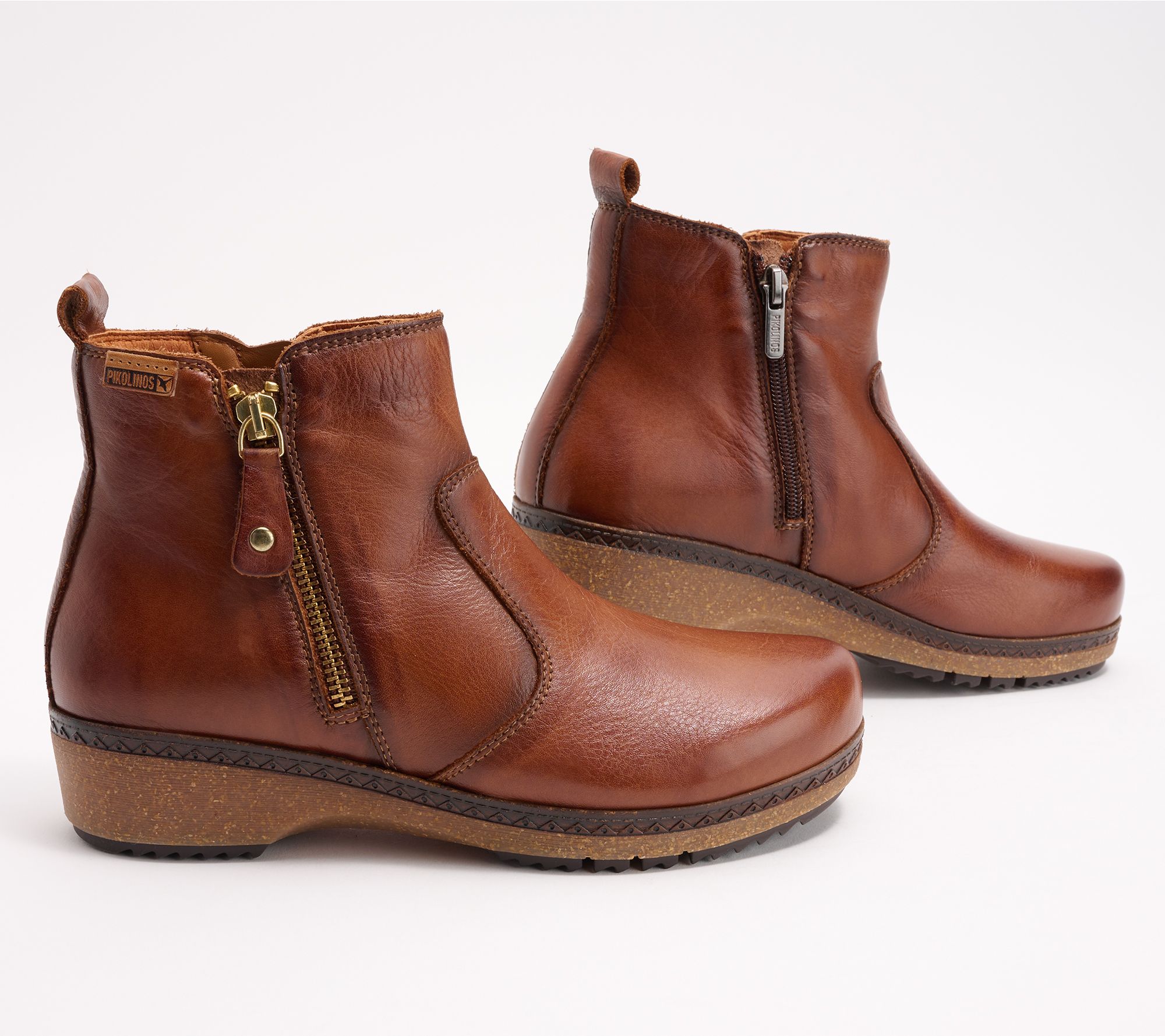 Pikolinos Leather Ankle Boots - Guardamar