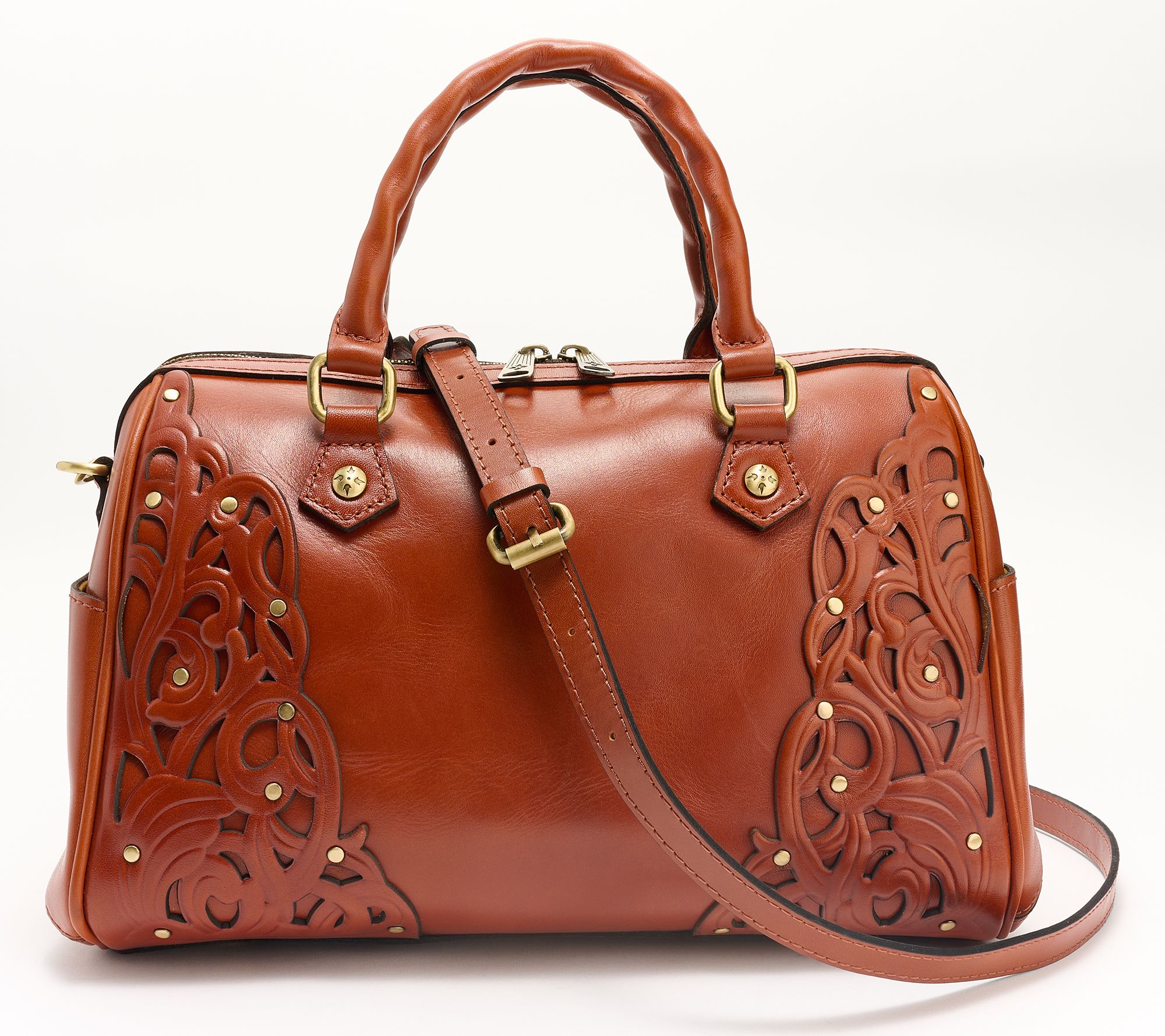 "As Is" Patricia Nash Leather Skye Satchel