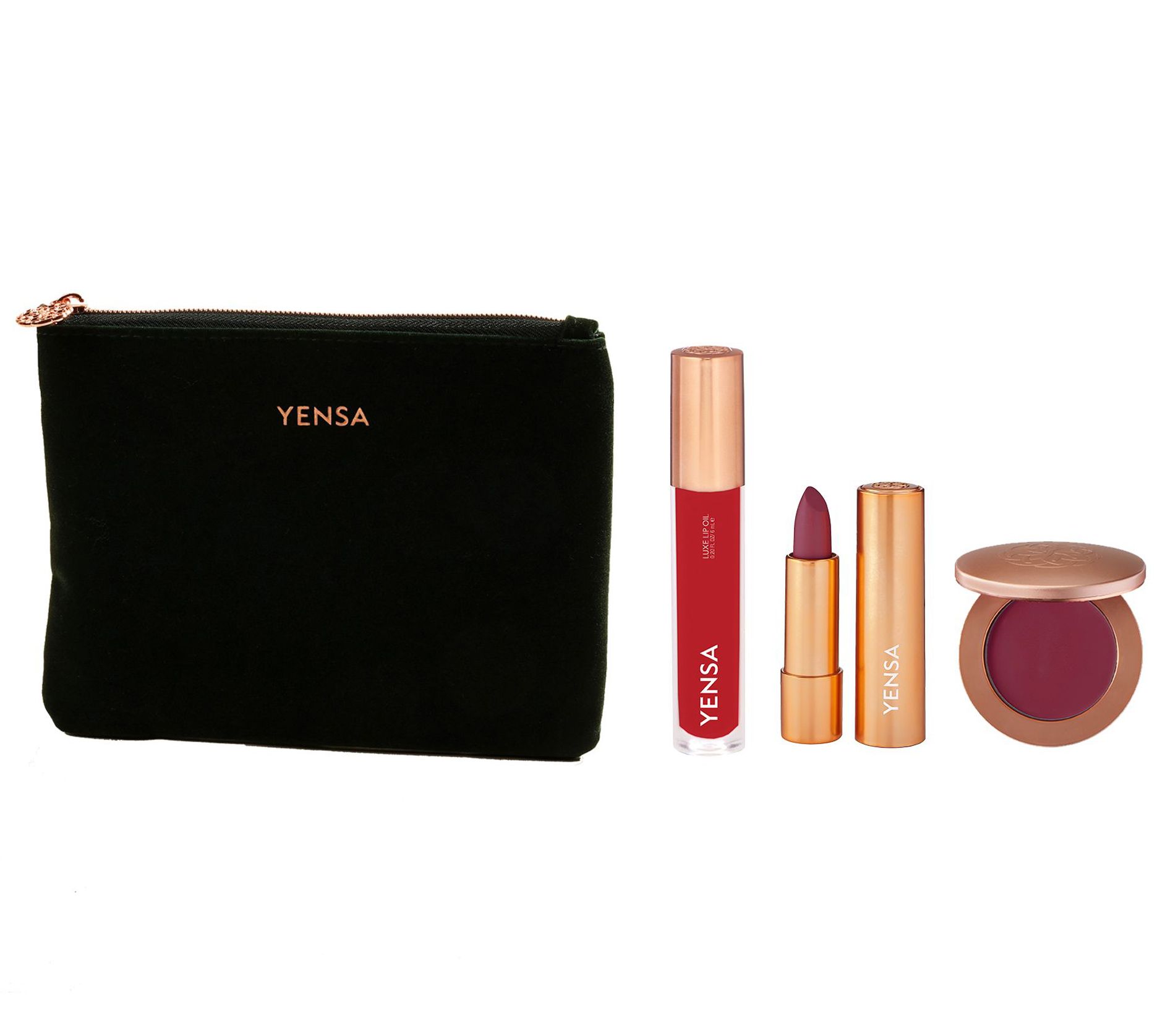 YENSA Beauty Lip and Cheek Holiday Set