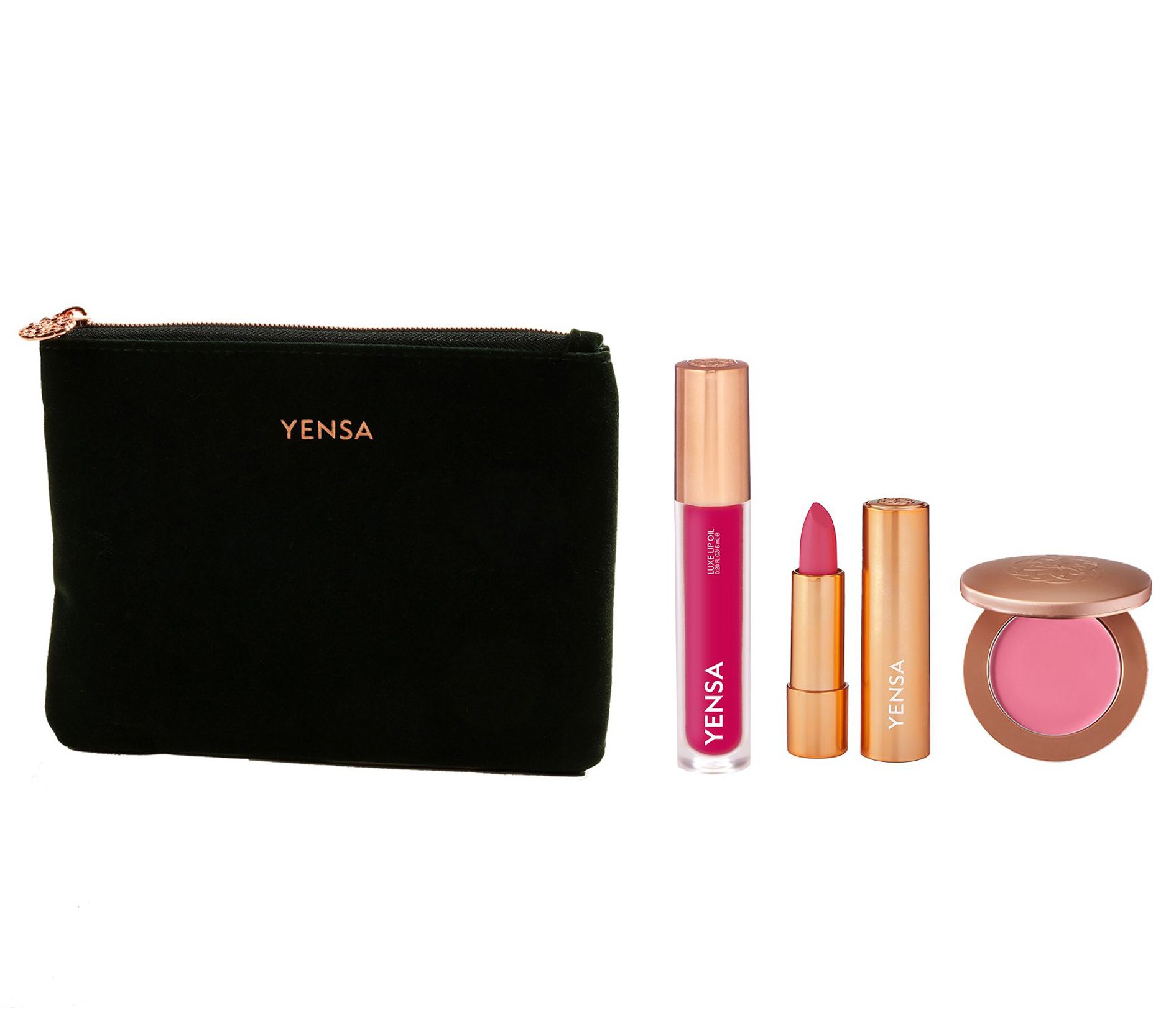 YENSA Beauty Lip and Cheek Holiday Set