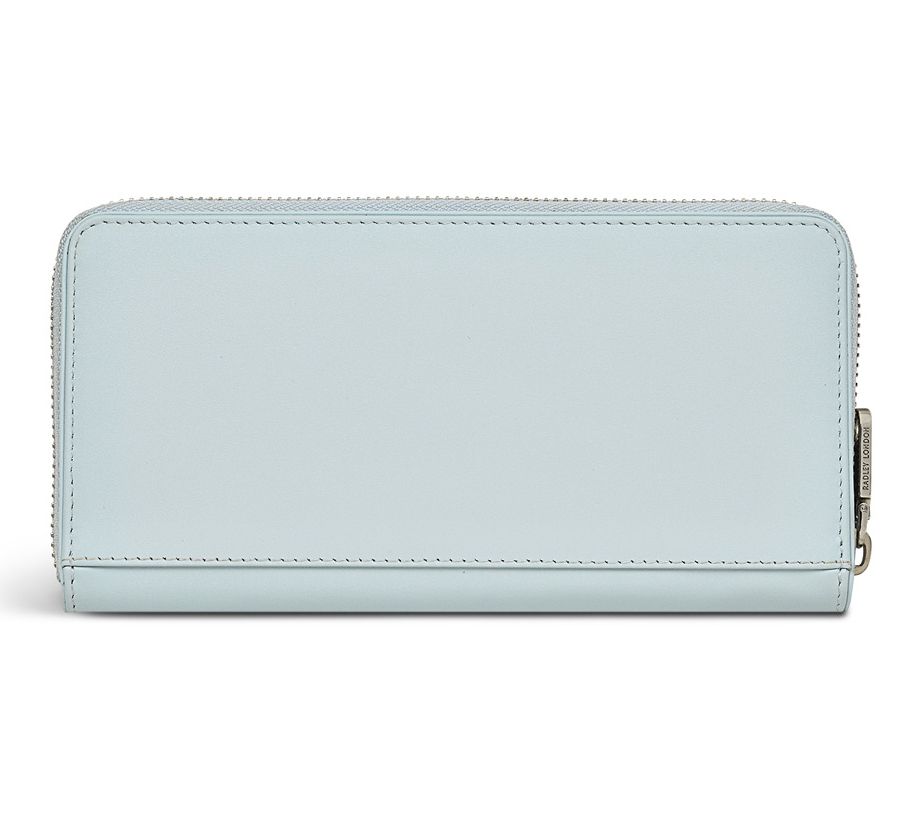 RADLEY London S pring Rose Larg e Zip Leather Wallet - QVC.com