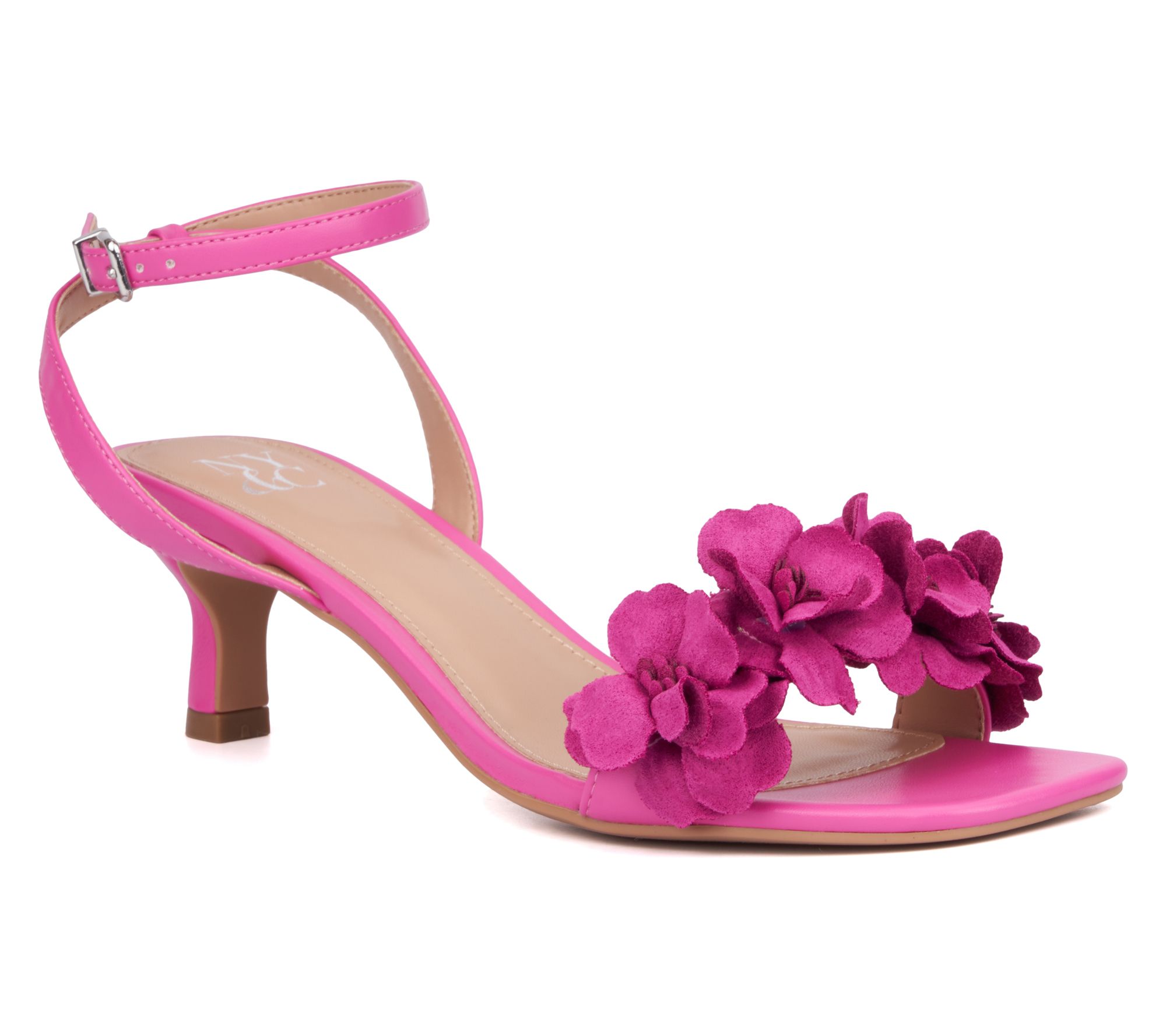 New York & Company Women's Gwendolyn Kitten Heel Sandal