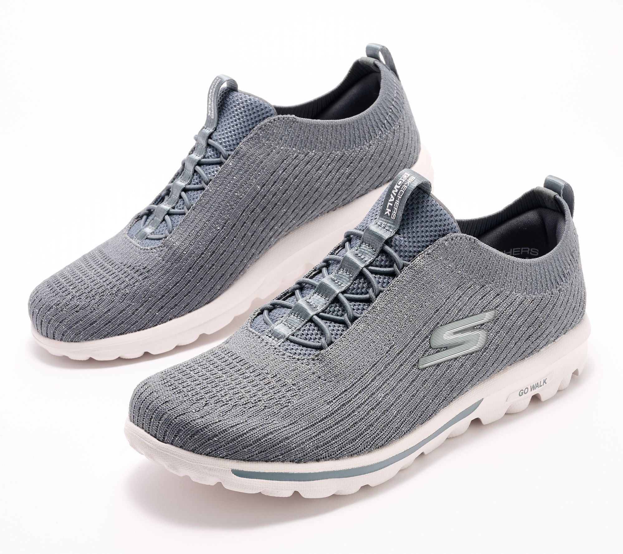 "As Is" Skechers GOWalk Travel Washable Knit Slip-On Sneakers