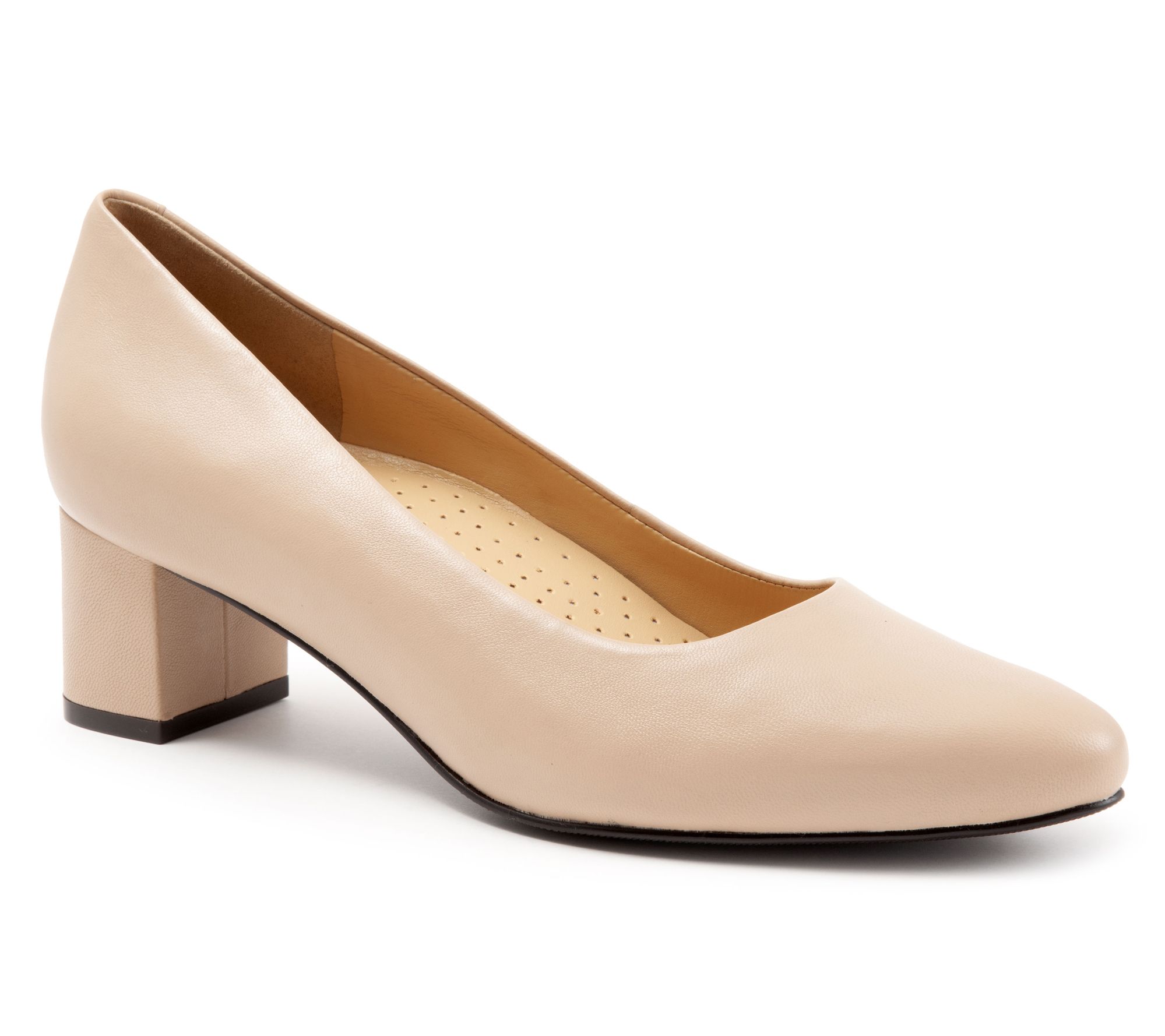 Trotters Kari Leather Block Heel Pump