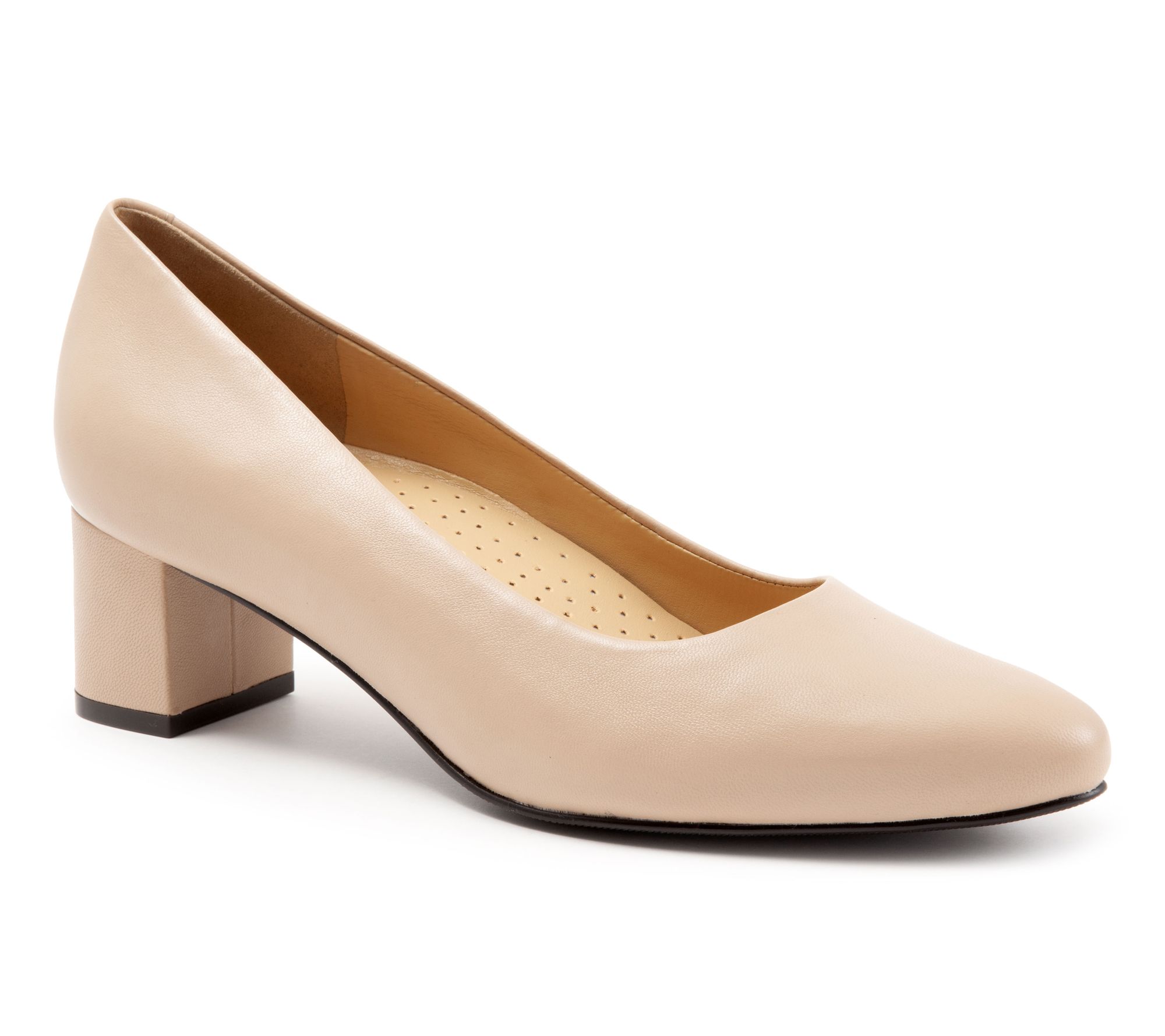 Trotters Kari Leather Block Heel Pump