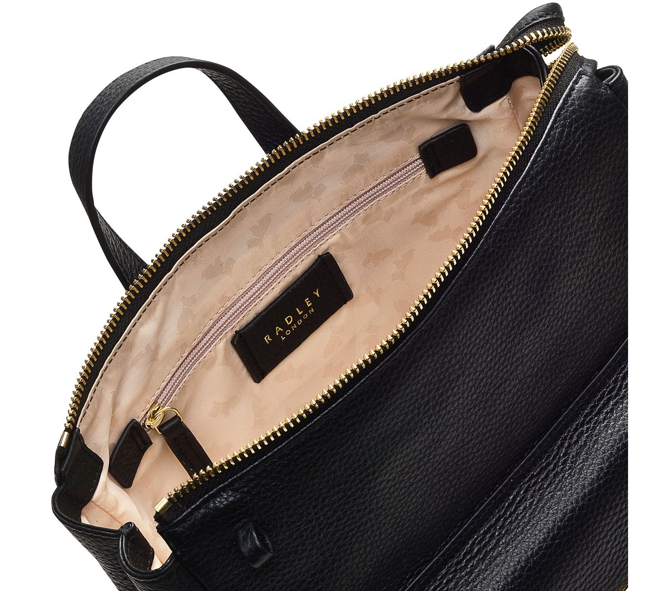 Radley Borsa Media Colebrook Close Top – Pelle Morbida Con Zip E Tracolla Staccabile