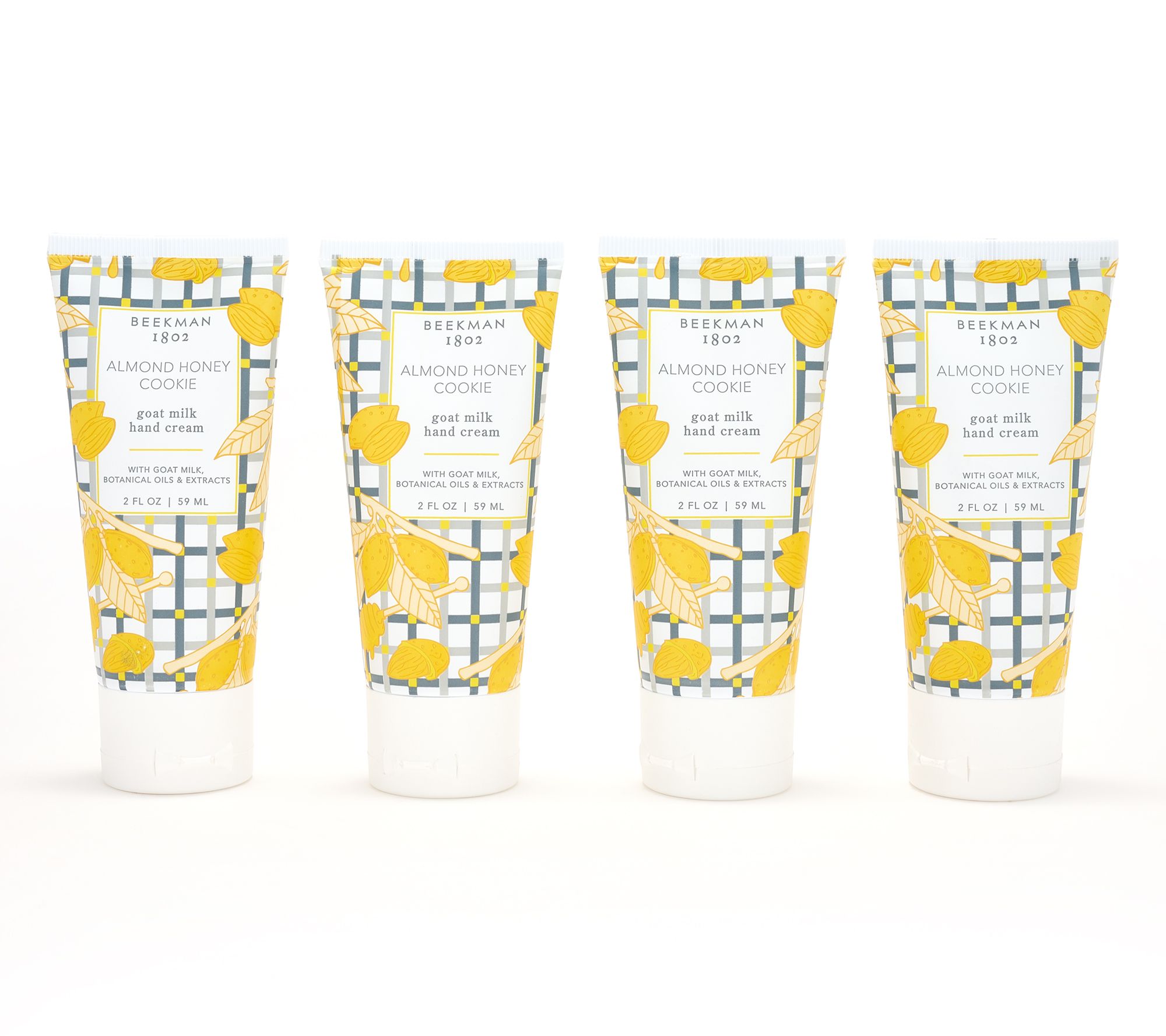 Beekman 1802 Almond Honey Cookie Goat Milk Hand Cream Quad