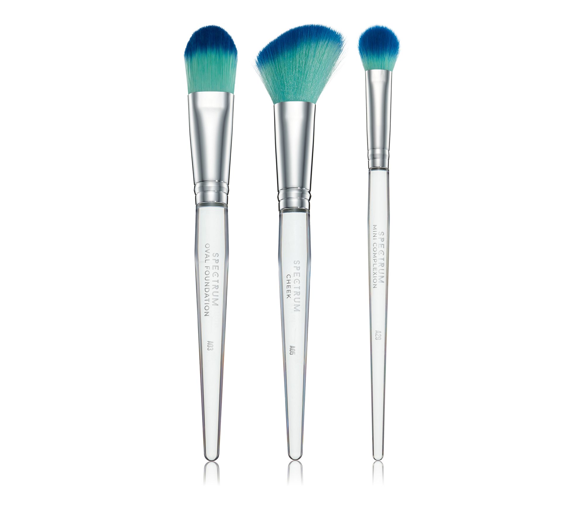 Spectrum Brush Club 3-Piece Face Makeup Brush S et