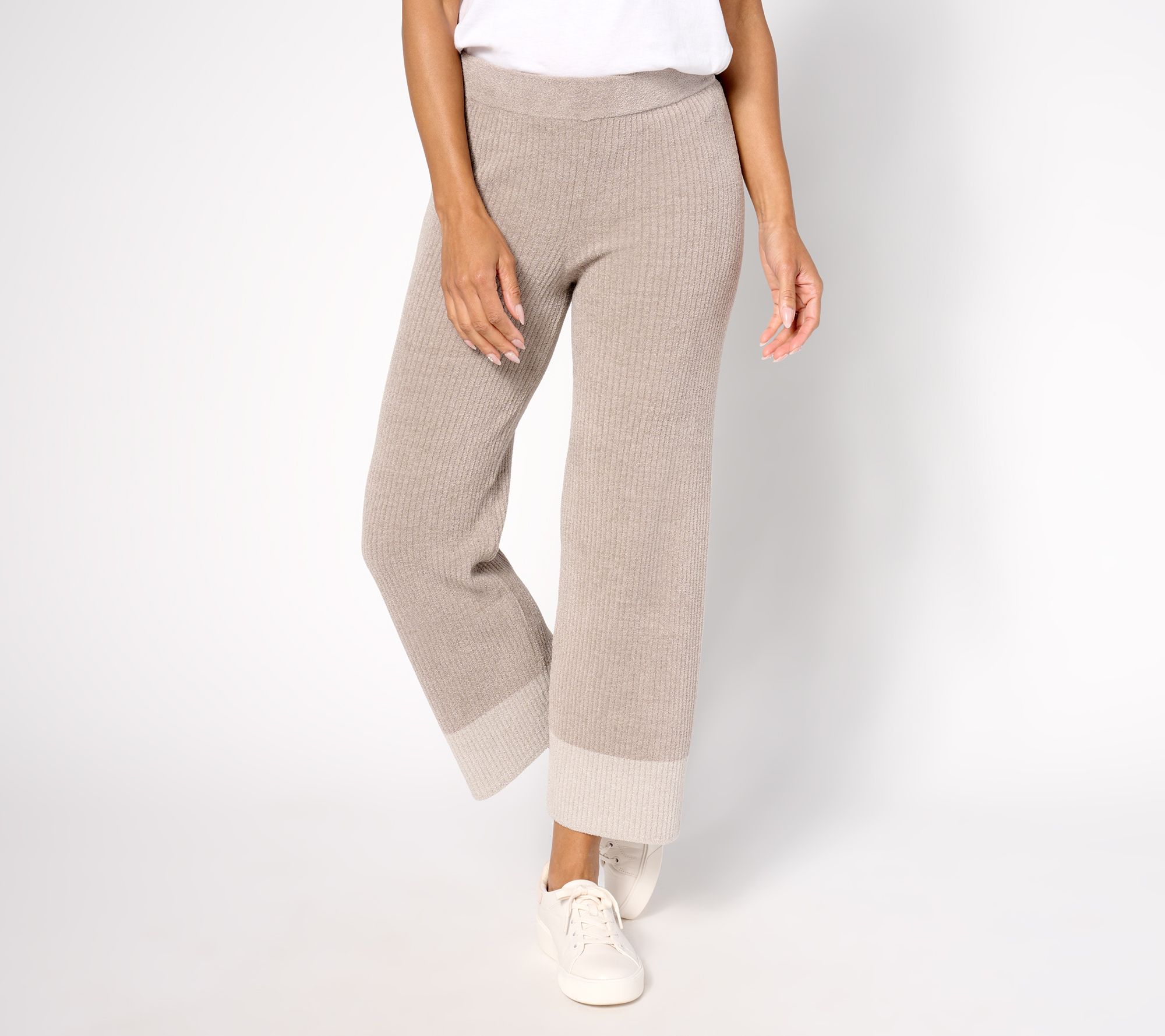 "As Is" Barefoot Dreams CozyChic Ultra Lite Heather Pet. Ankle Pant