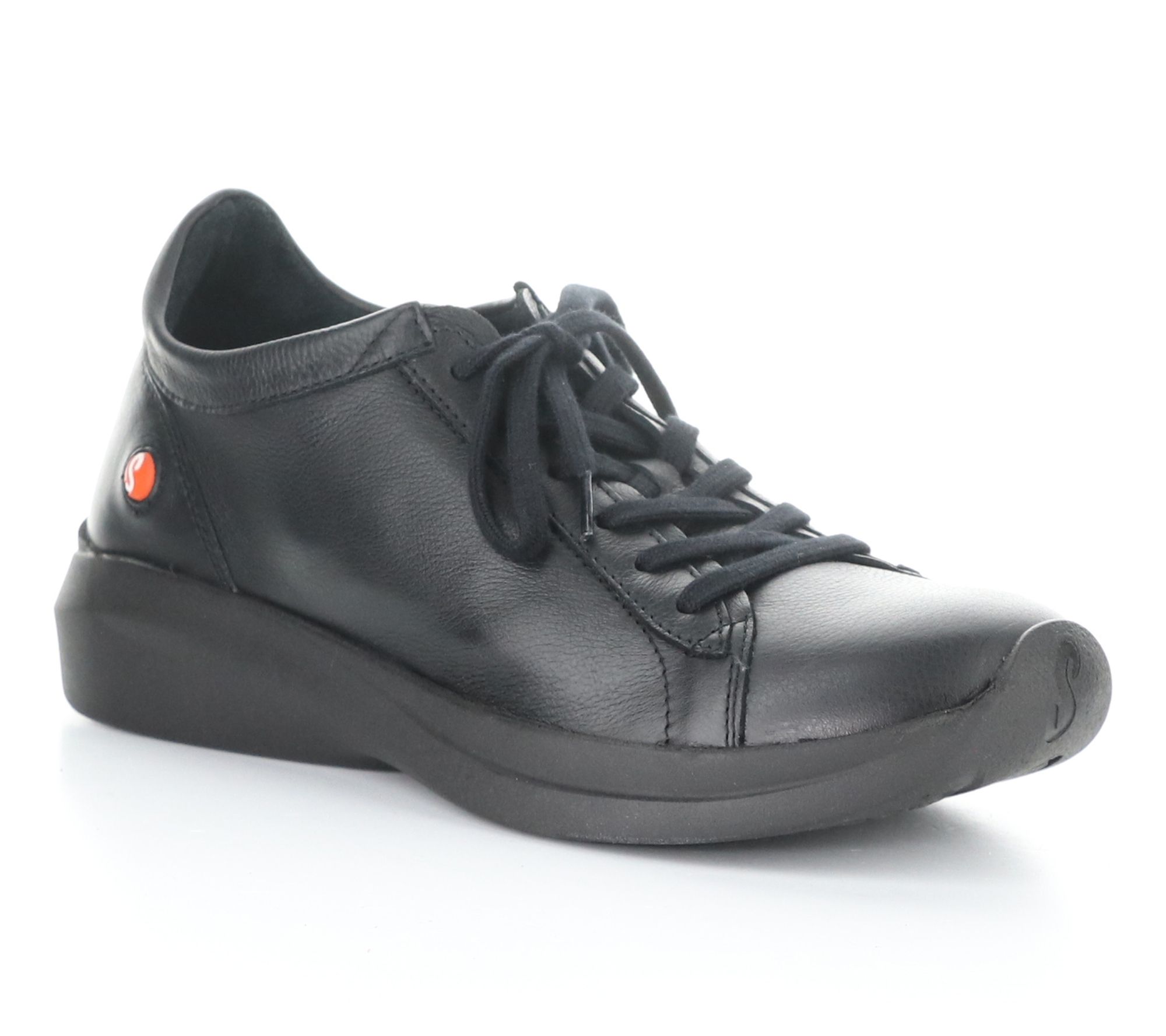 Softino's Smooth Leather Lace-Up Sneakers - Gaji778Sof