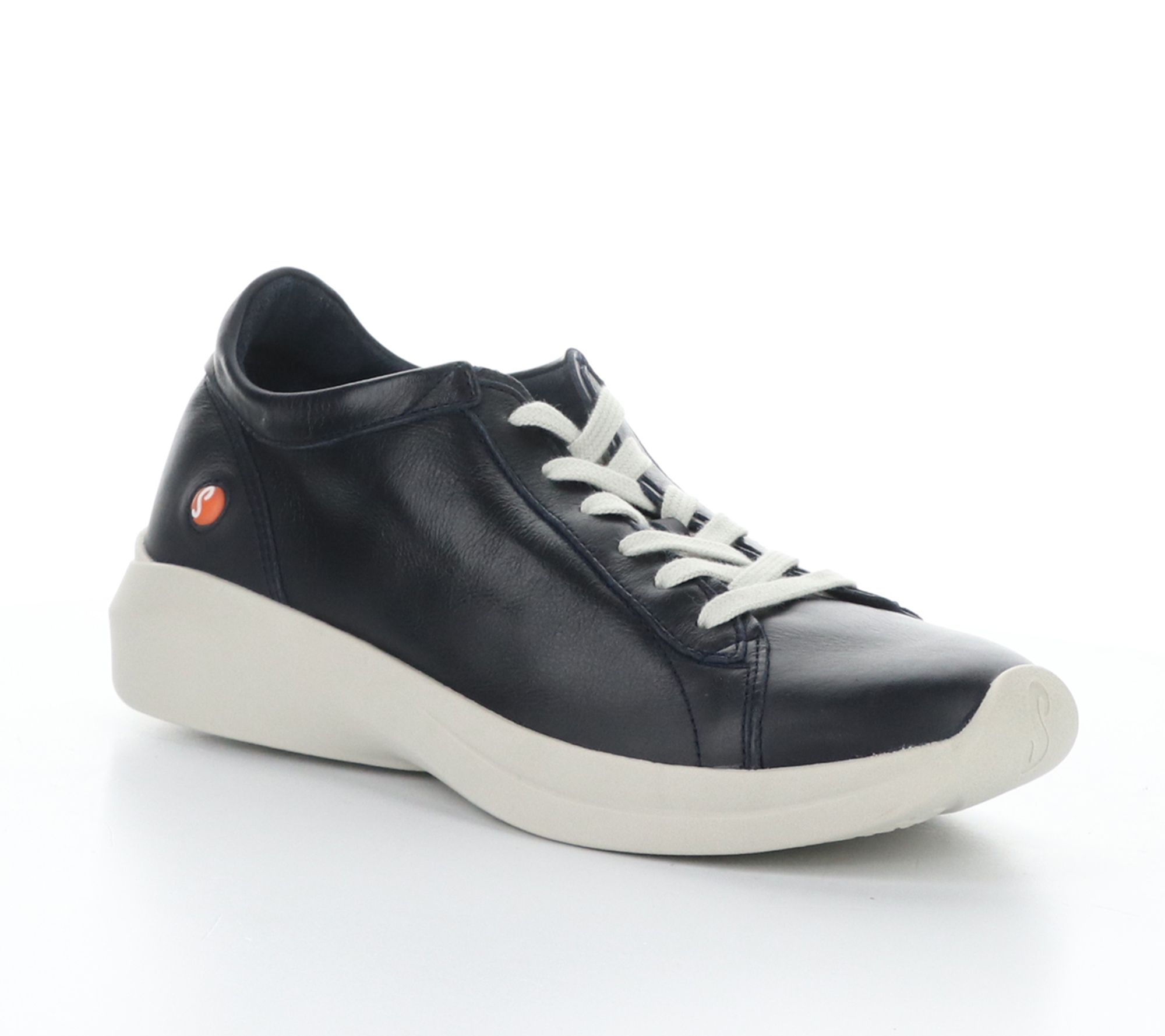 Softino's Smooth Leather Lace-Up Sneakers - Gaji778Sof