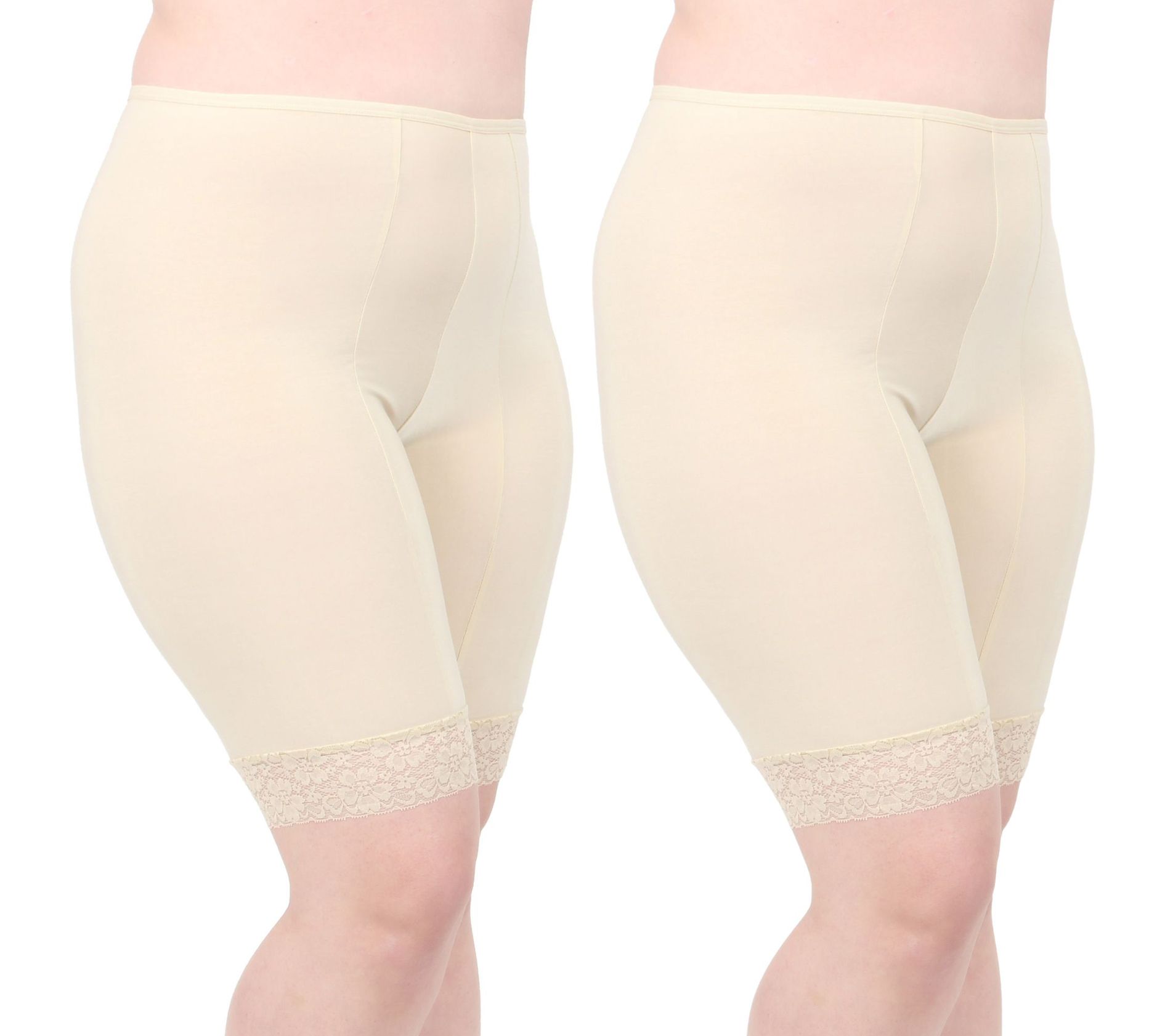 Undersummers Set of 2 Cooling Fusion 9" Shortlette Slip Short