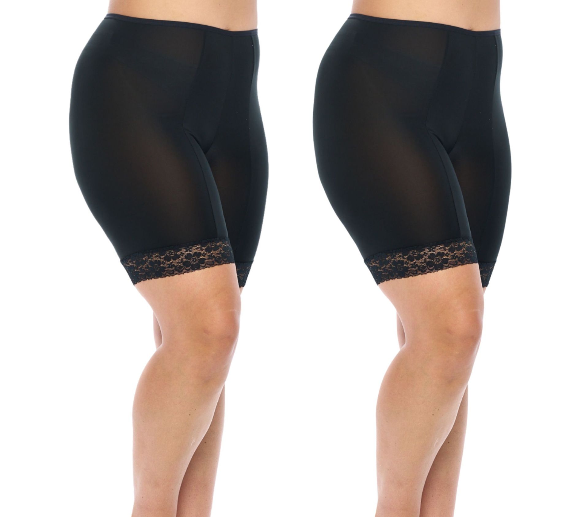 Undersummers Set of 2 Cooling Fusion 9" Shortlette Slip Short