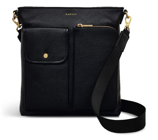 RADLEY Selby Crescent Leather Zip Crossbody