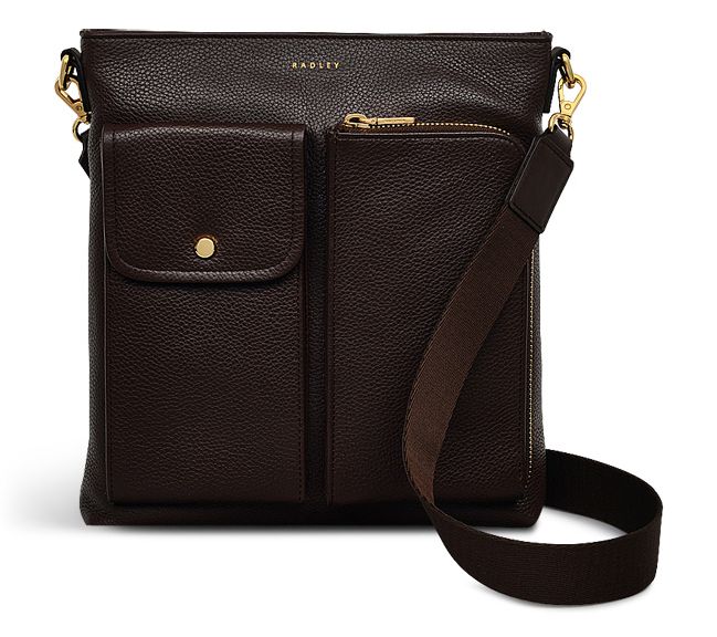 RADLEY Selby Crescent Leather Zip Crossbody