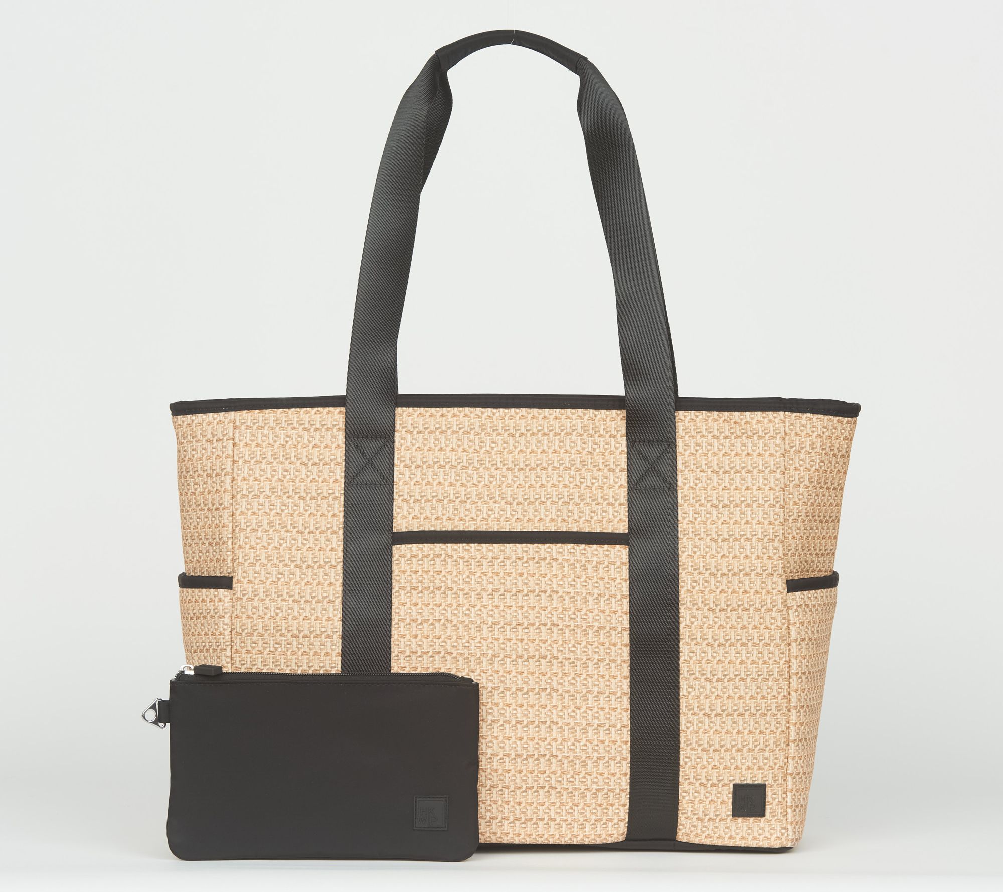 IHKWIP The XL Coastal Raffia Tote w/ RFID Pouch