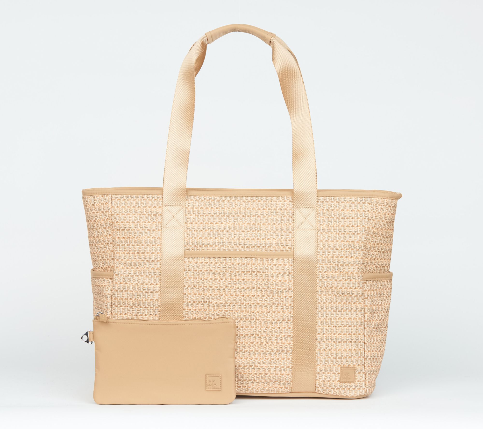 IHKWIP The XL Coastal Raffia Tote w/ RFID Pouch