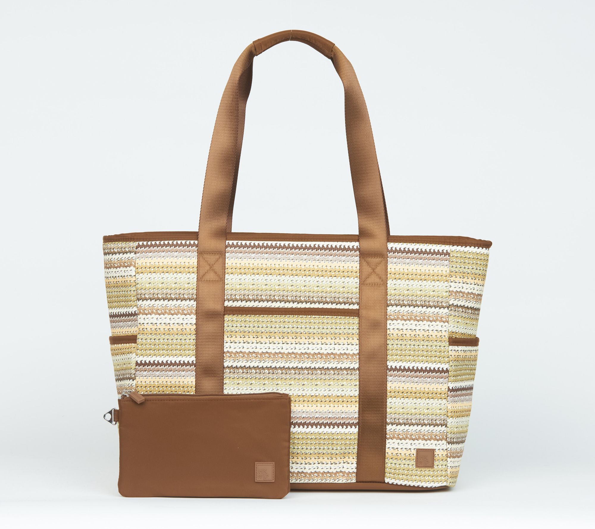 IHKWIP The XL Coastal Raffia Tote with RFID Pouch
