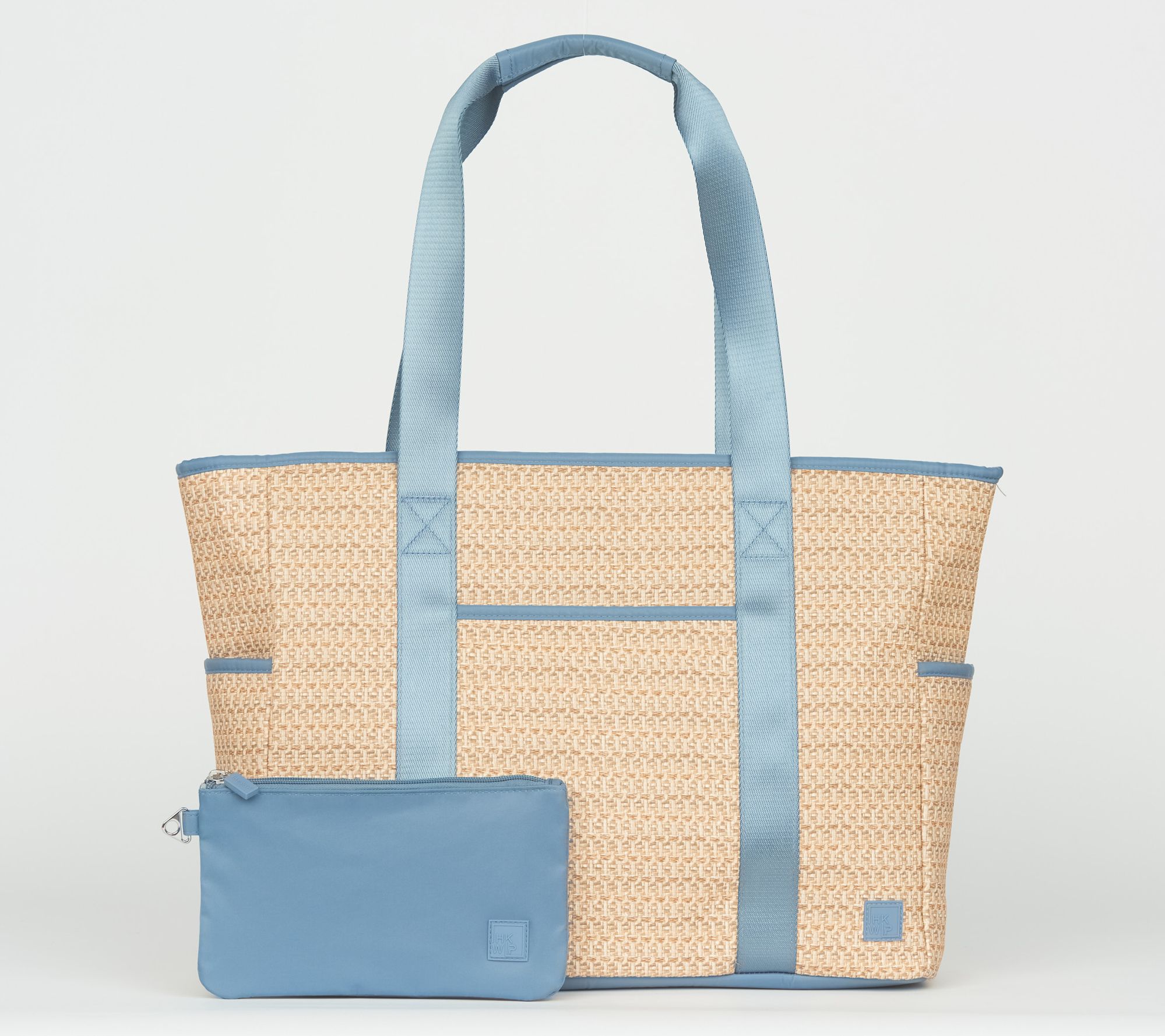 IHKWIP The XL Coastal Raffia Tote w/ RFID Pouch