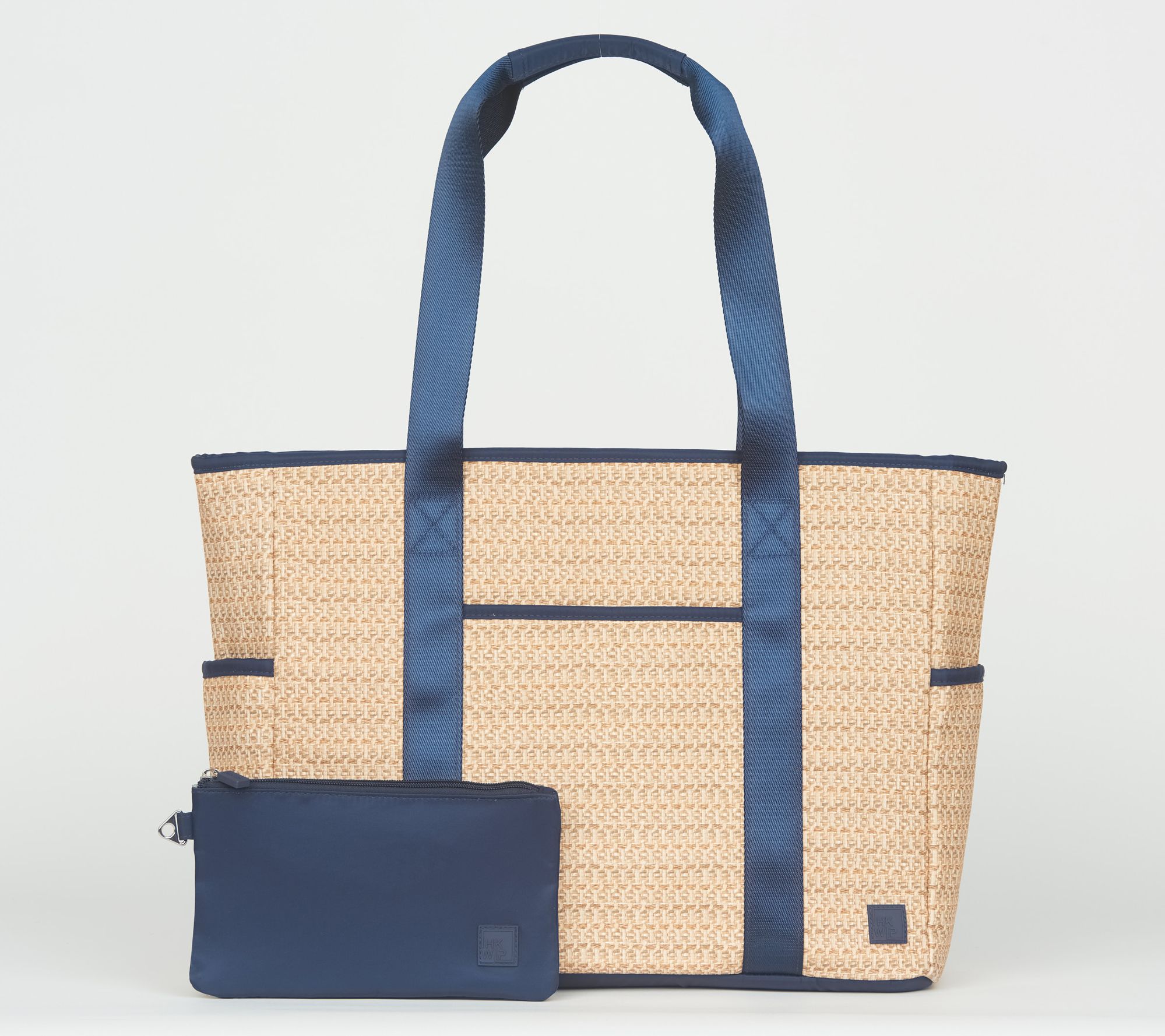 IHKWIP The XL Coastal Raffia Tote w/ RFID Pouch