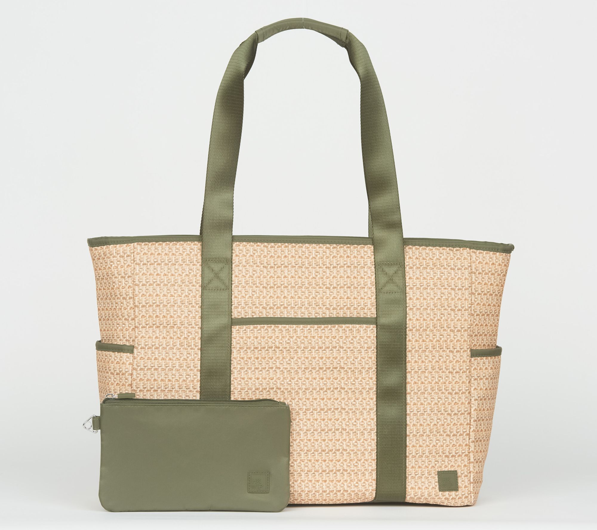 IHKWIP The XL Coastal Raffia Tote w/ RFID Pouch
