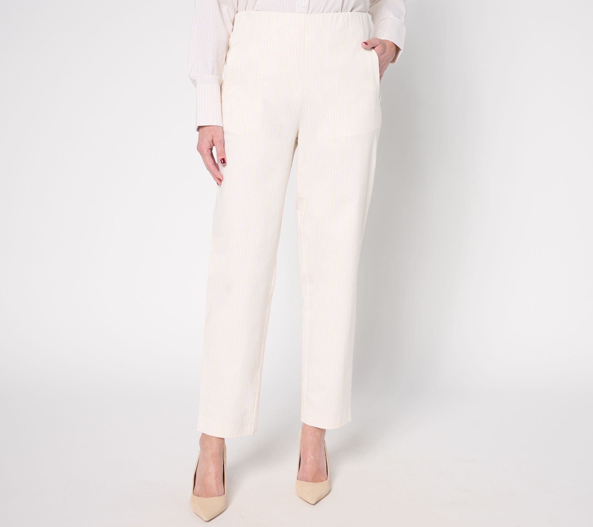 "As Is" BEAUTIFUL by Lawrence Zarian Reg Pull On Ankle Pant