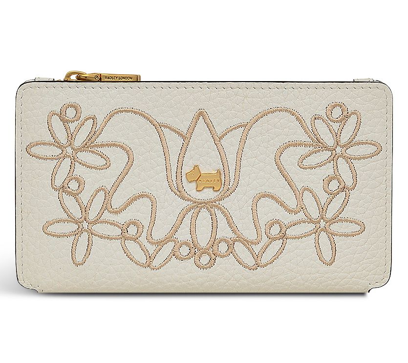 RADLEY Coin Street Embroidered Leather Wallet