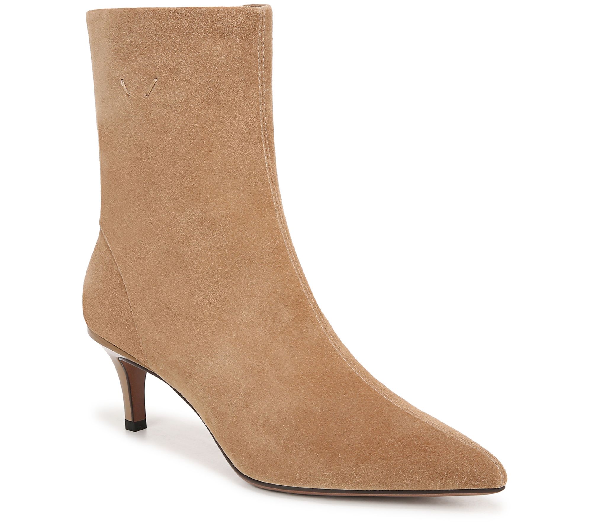 Franco Sarto Mid Shaft Kitten Heel Boots - Anna