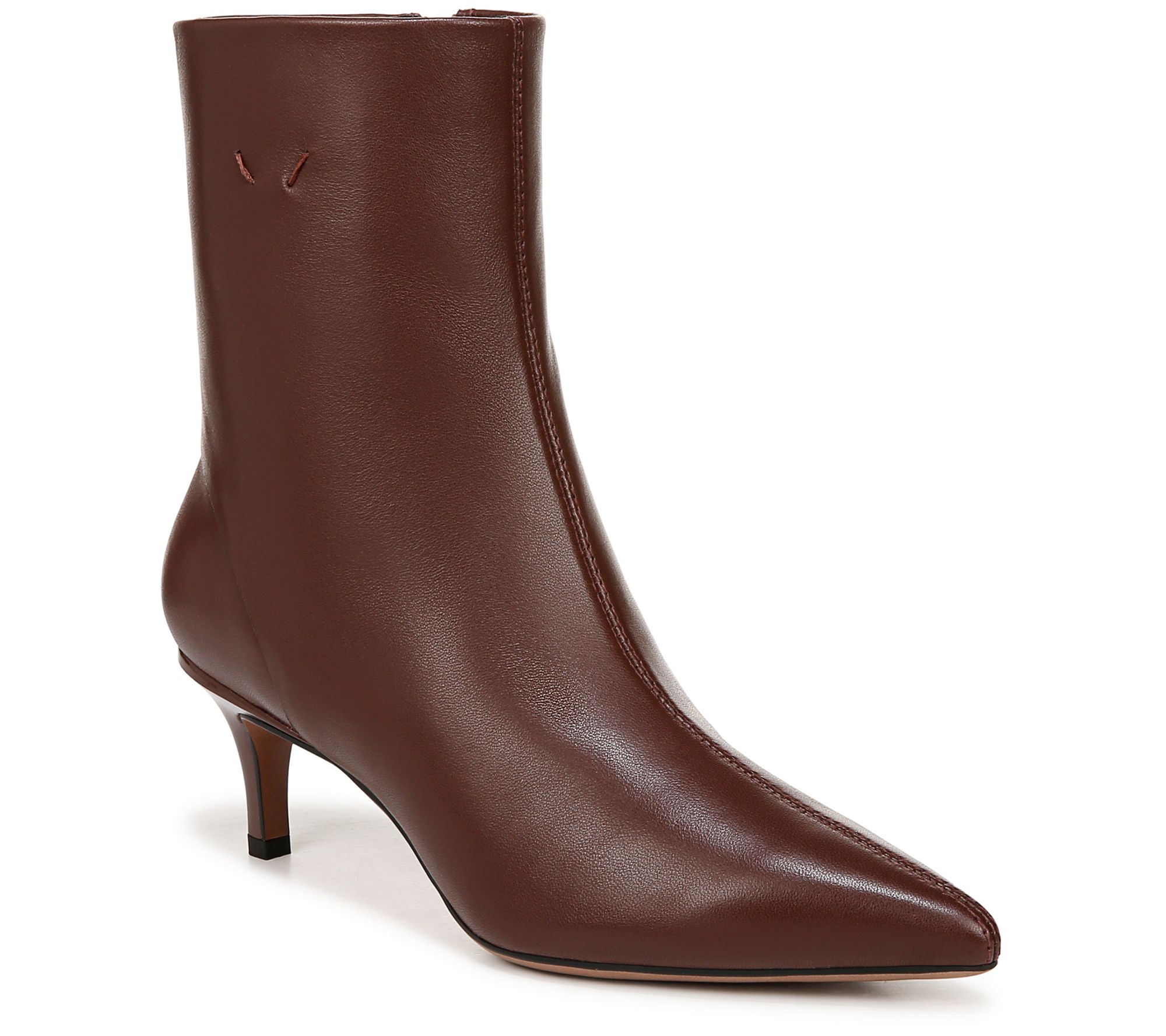 Franco Sarto Mid Shaft Kitten Heel Boots - Anna