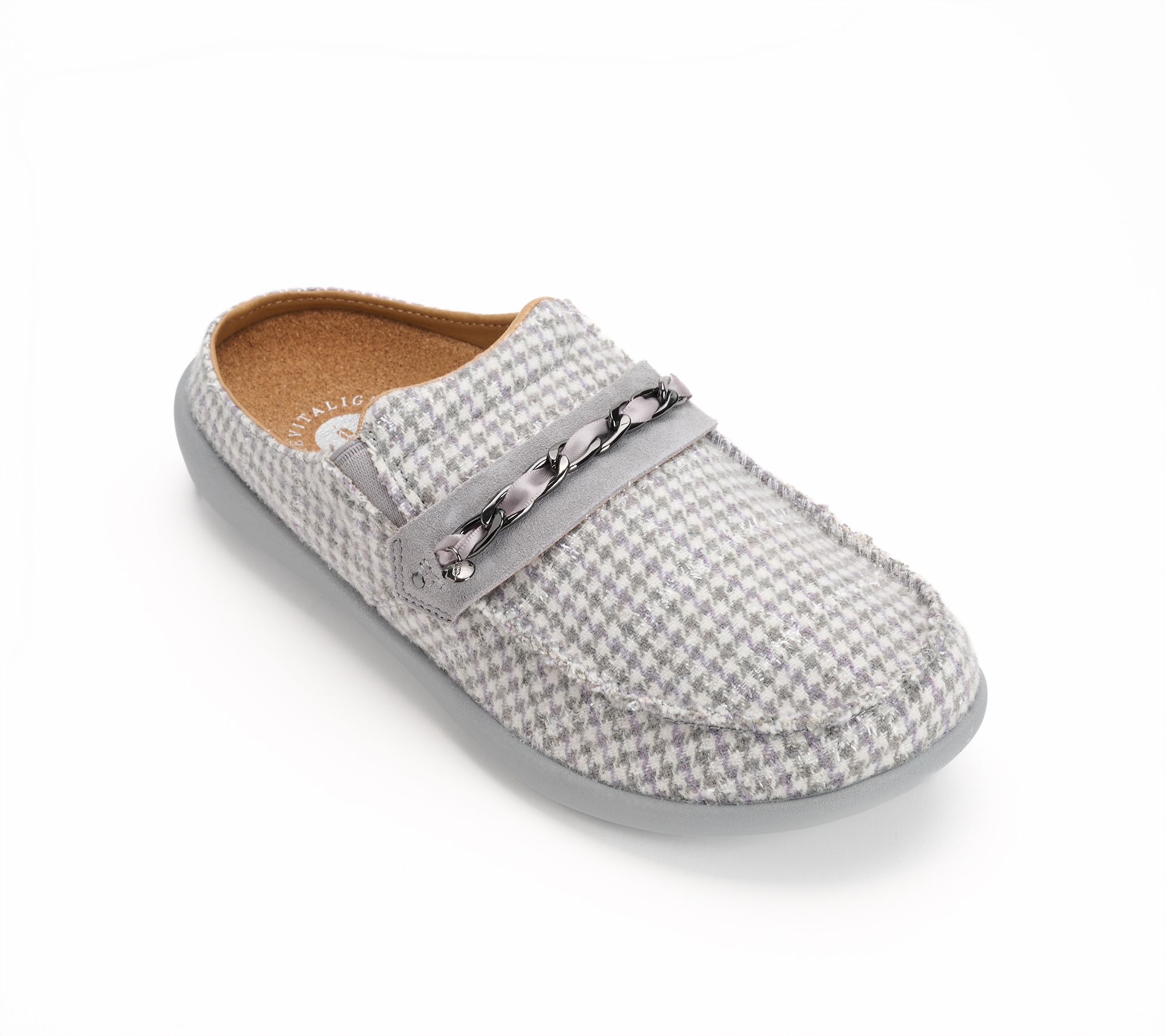 Revitalign Orthotic Textile Mules with Chain - Siesta Chain